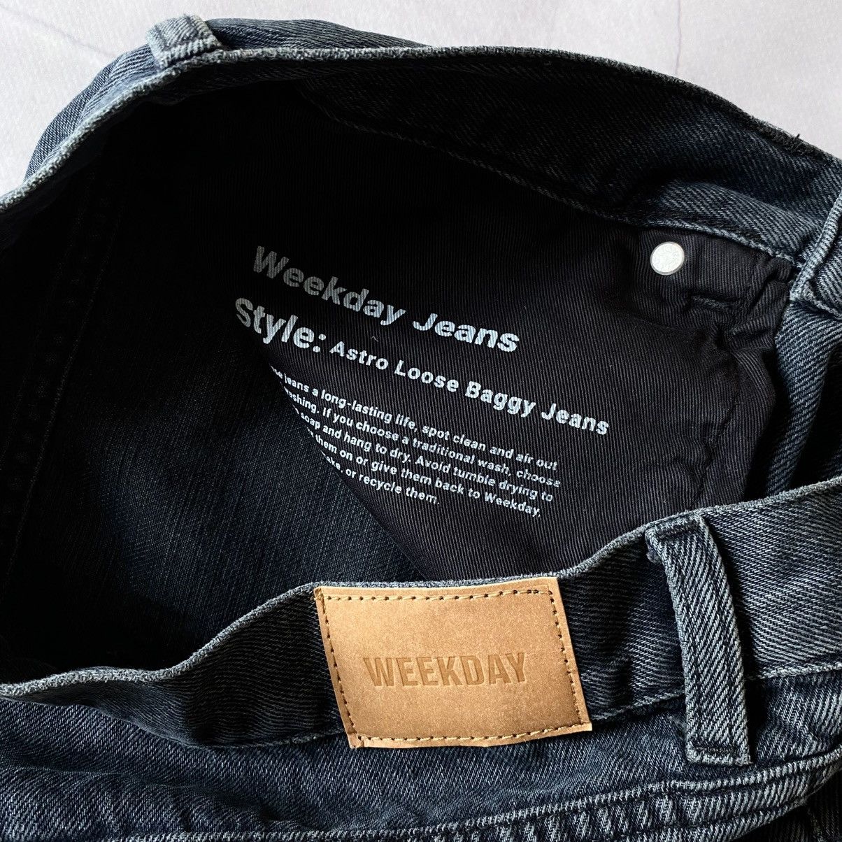 Hysteric Glamour Weekday Astro Loose Baggy Jeans Denim Rap Jnco Style Y2K Size US 30 / EU 46 - 9 Thumbnail