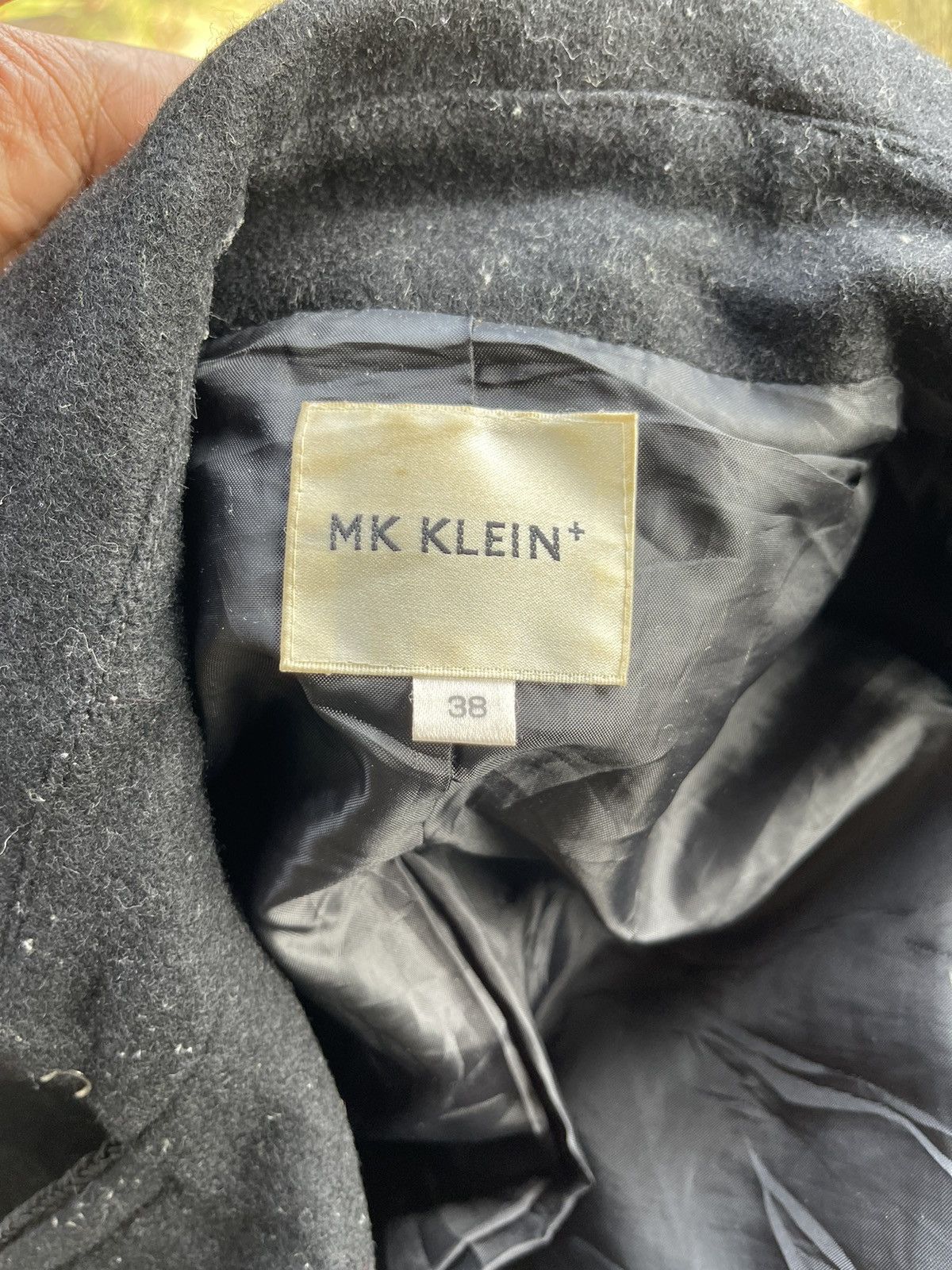 Designer Vintage MK Klein+ Double-Breasted Peacoat Size S / US 4 / IT 40 - 17 Thumbnail
