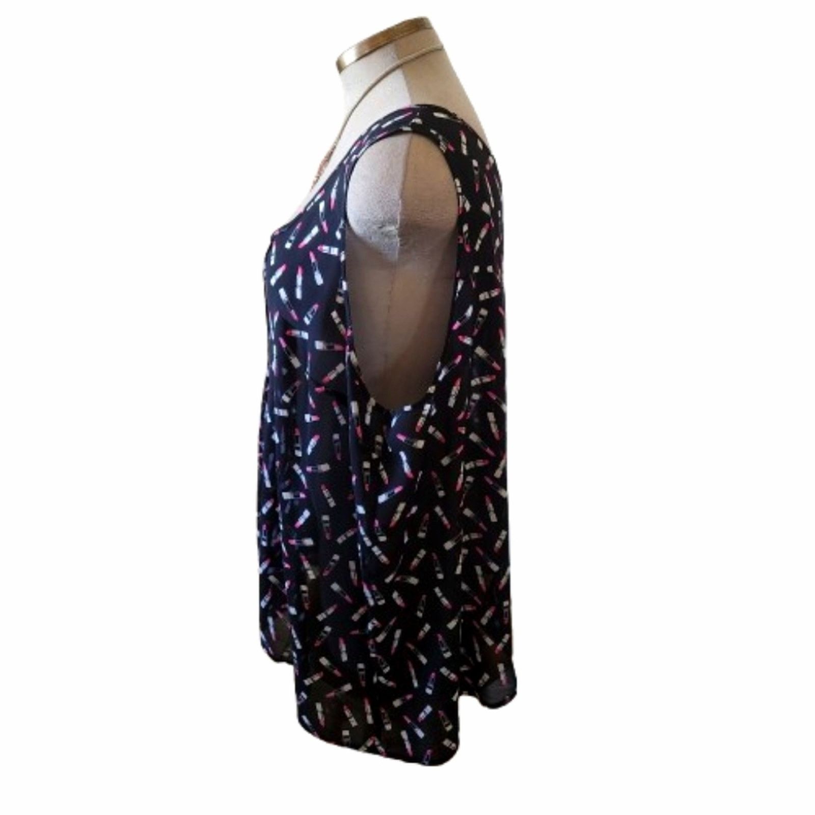 Torrid TORRID ☆ PINK LIPSTICK ☆ PETAL BACK TANK ☆ 4x ☆ NWT Size 4XL / US 24-26 - 5 Thumbnail