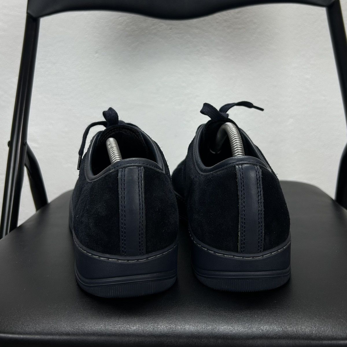 Lanvin Lanvin Leather Casual Sneakers Navy Size 41 EUR Size US 8 / EU 41 - 4 Thumbnail
