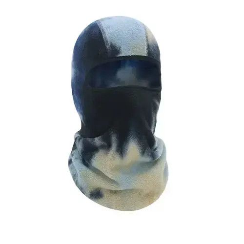 Other Dark Blue Color Fleece Tie Dye Balaclava Ski Mask Size ONE SIZE - 3 Thumbnail