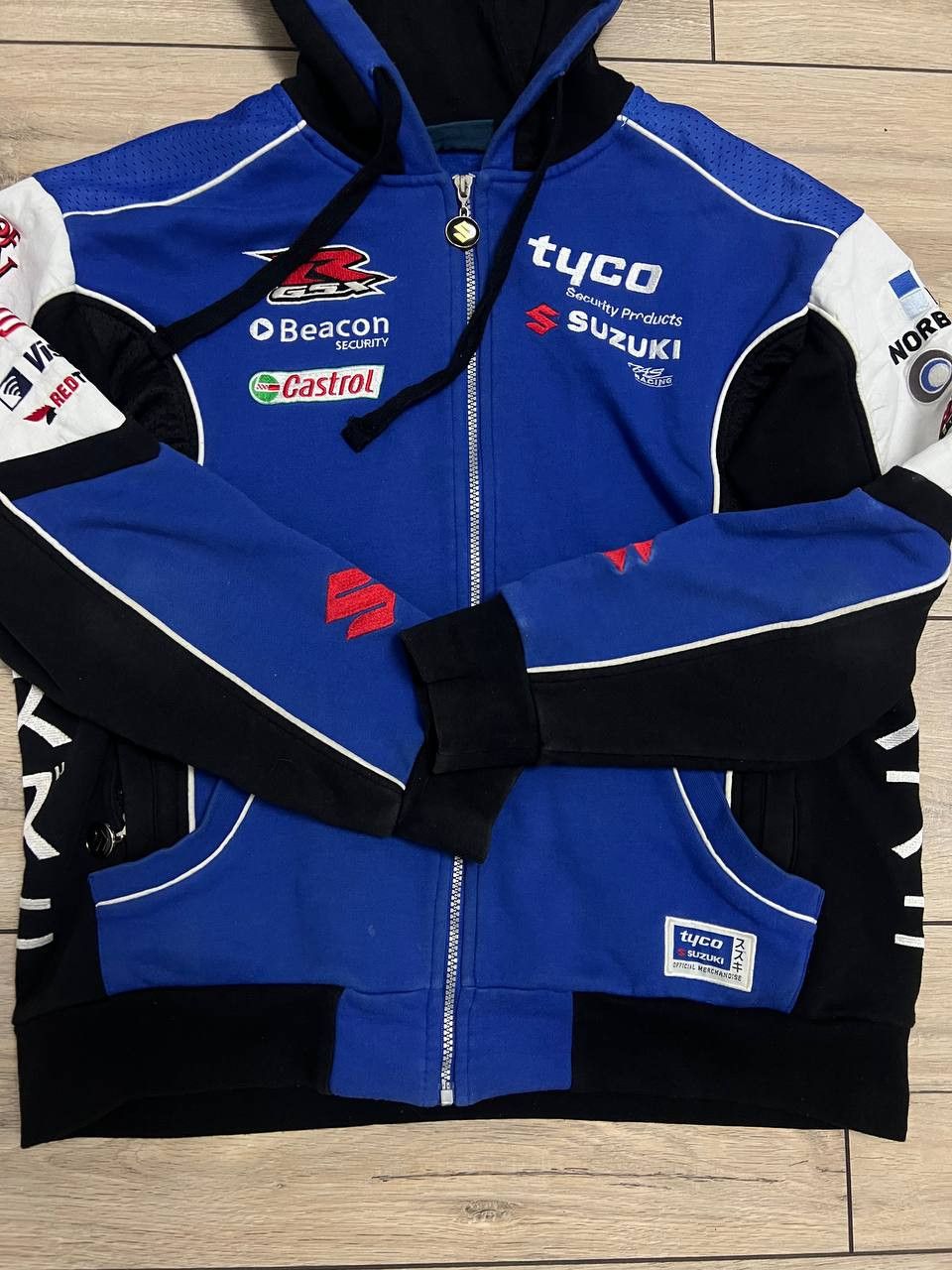 Formula 1 Suzuki Team Tyco Vintage Full Zip Hoodie Big Logo Racing Size US L / EU 52-54 / 3 - 10 Thumbnail
