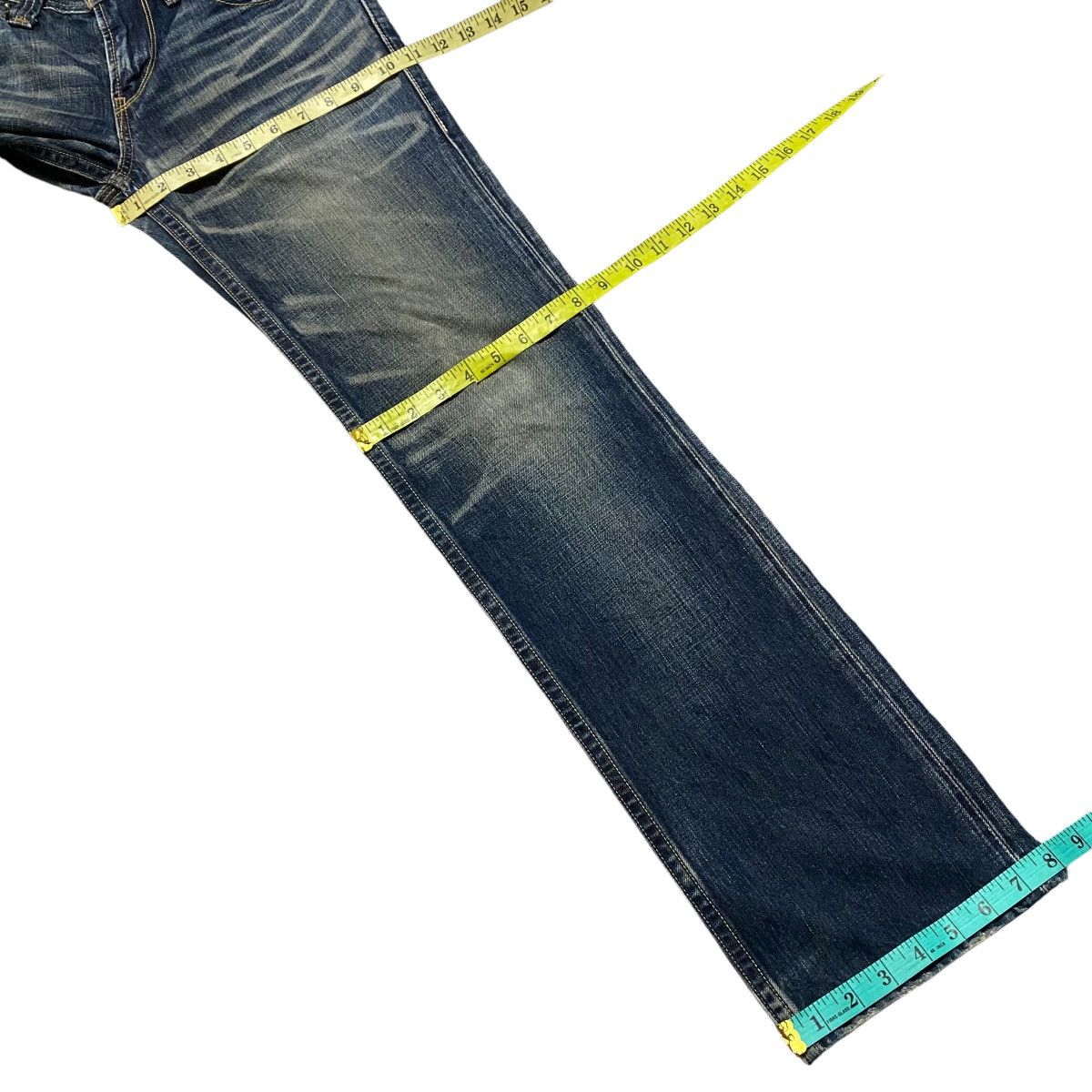 Levi's Y2K Levis 502 Gemstone Distressed Jeans Size US 29 - 18 Thumbnail