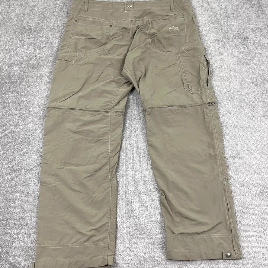 Vintage Kuhl Liberator Convertible Pants Men 40x30 Brown Hiking Zip-Off Shorts Outdoor Sports Size US 40 / EU 56 - 3 Thumbnail