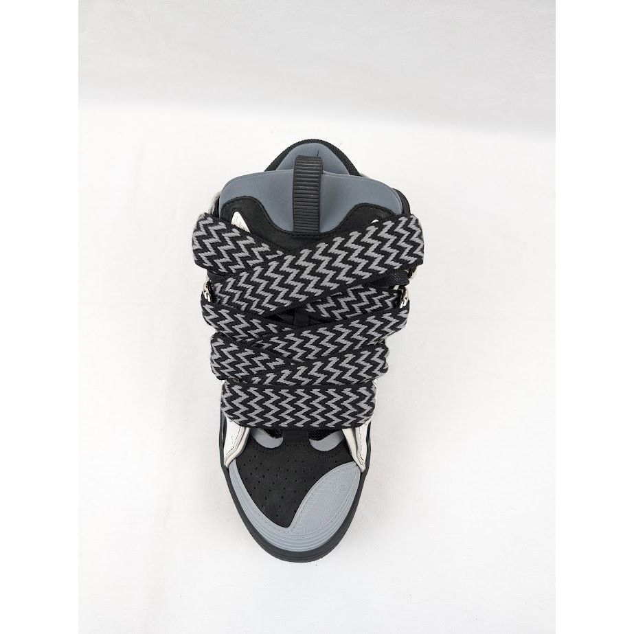 Lanvin o1rshd1 Curb Sneakers in White/Anthracite Size US 8 / EU 41 - 7 Thumbnail