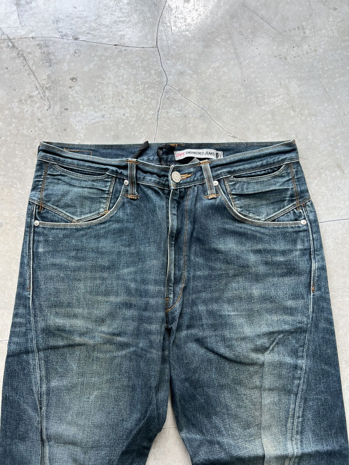Levi's Levis Engineered Jeans Buckleback Tag W36 Actual 37x27 Size US 36 / EU 52 - 2 Thumbnail