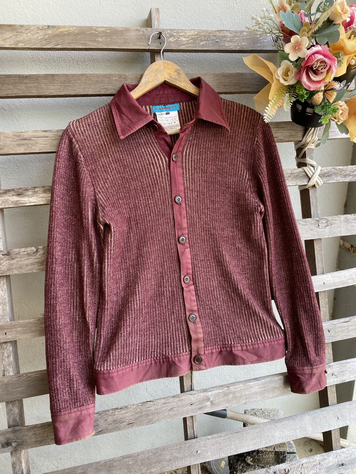 Katharine Hamnett London 🔥Sunfaded 🔥 Katharine Hamnett London Knitwear Button Jacket Size M / US 6-8 / IT 42-44 - 3 Thumbnail