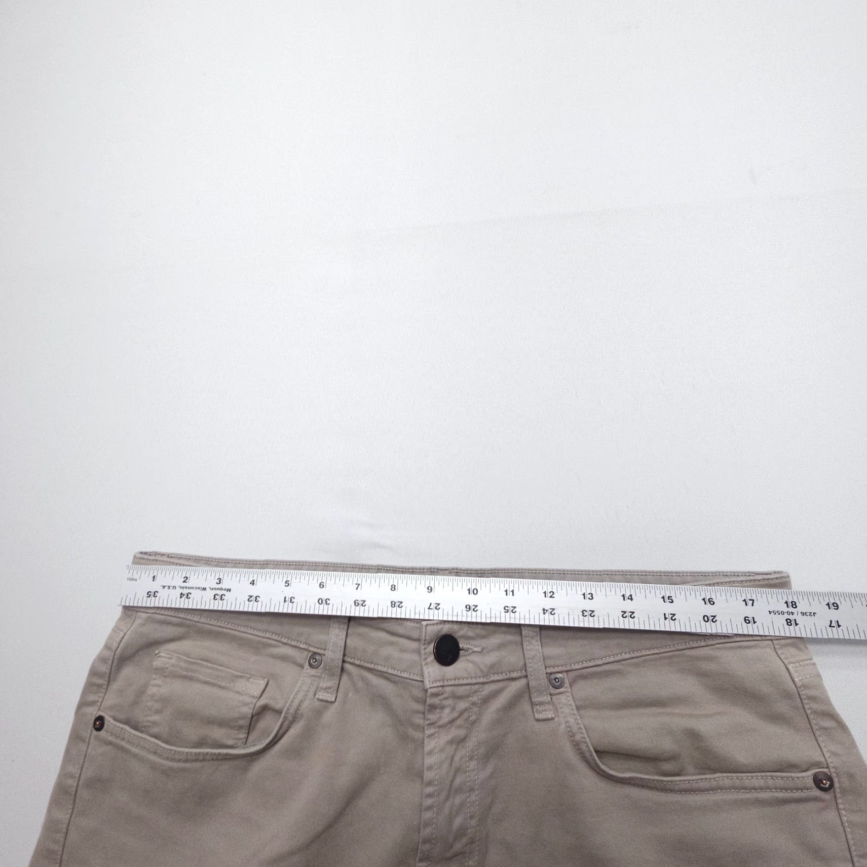 J Brand J. Brand Kane 5-Pocket Pants Mens 34 Chino Khaki Beige Cotton Twill Regular Straight Pocket 5-Design Vintage No Women Mens Size US 34 / EU 50 - 5 Thumbnail