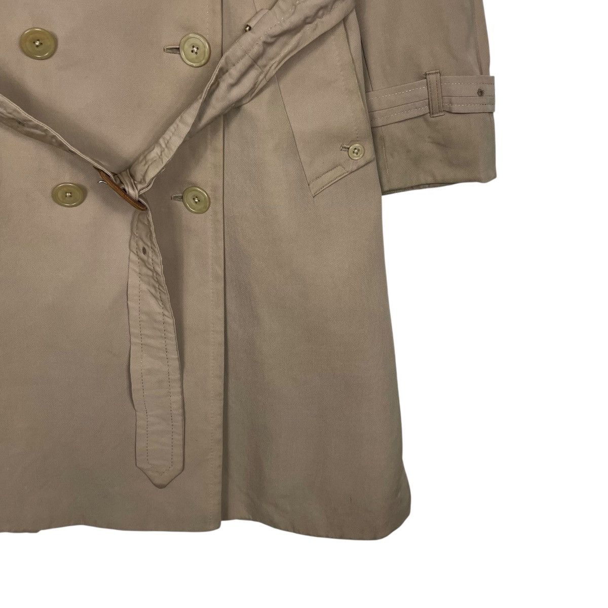 Aquascutum Vtg Aquascutum Double Breasted Showerproof Trenchcoat Size M / US 6-8 / IT 42-44 - 5 Thumbnail