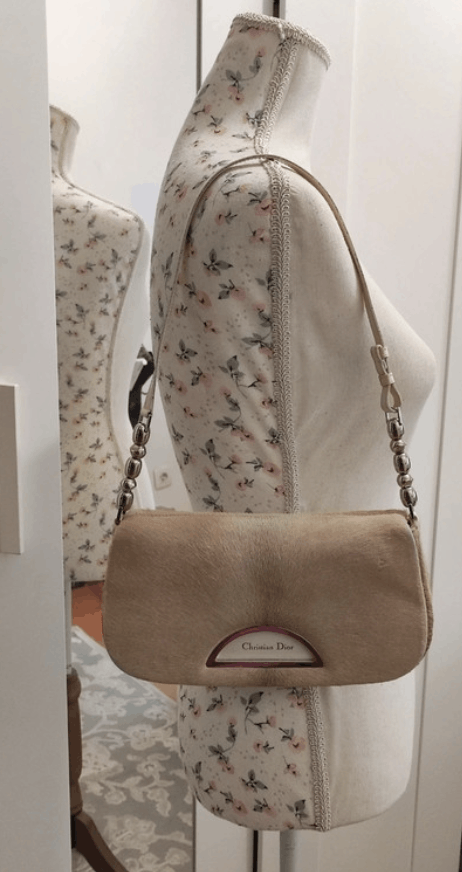 Christian Dior Monsieur × Dior Dior Bag Malice Saddle Shoulder Hodo Fur Leather 90s EX0031 Size ONE SIZE - 16 Thumbnail