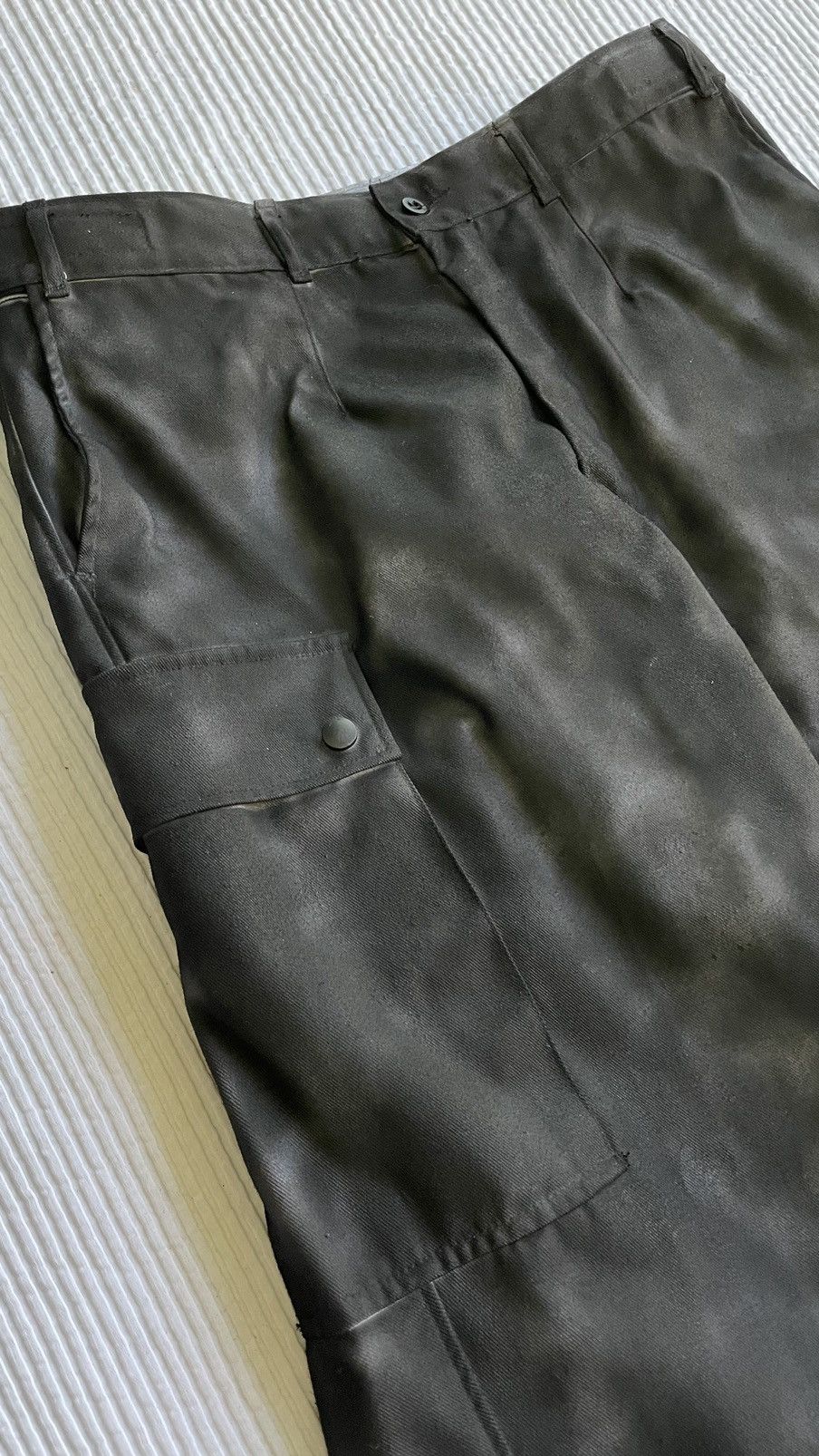 Handmade Painted Black Camo Pants Size US 34 / EU 50 - 5 Thumbnail