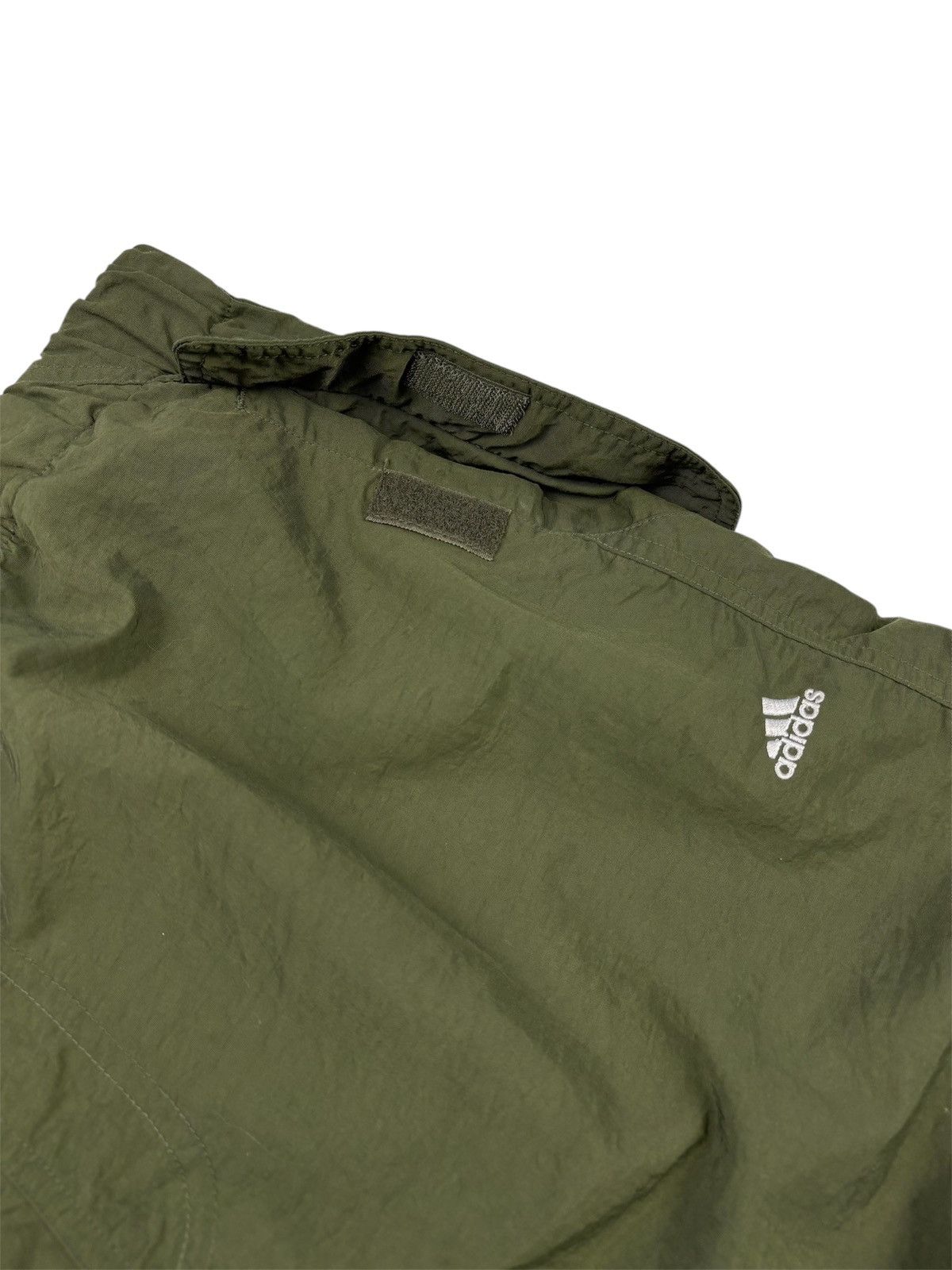 Adidas × Vintage ADIDAS 2000 Y2K KHAKI BELTED NYLON TRACK PANTS SIZE M Size US 28 / EU 44 - 5 Thumbnail
