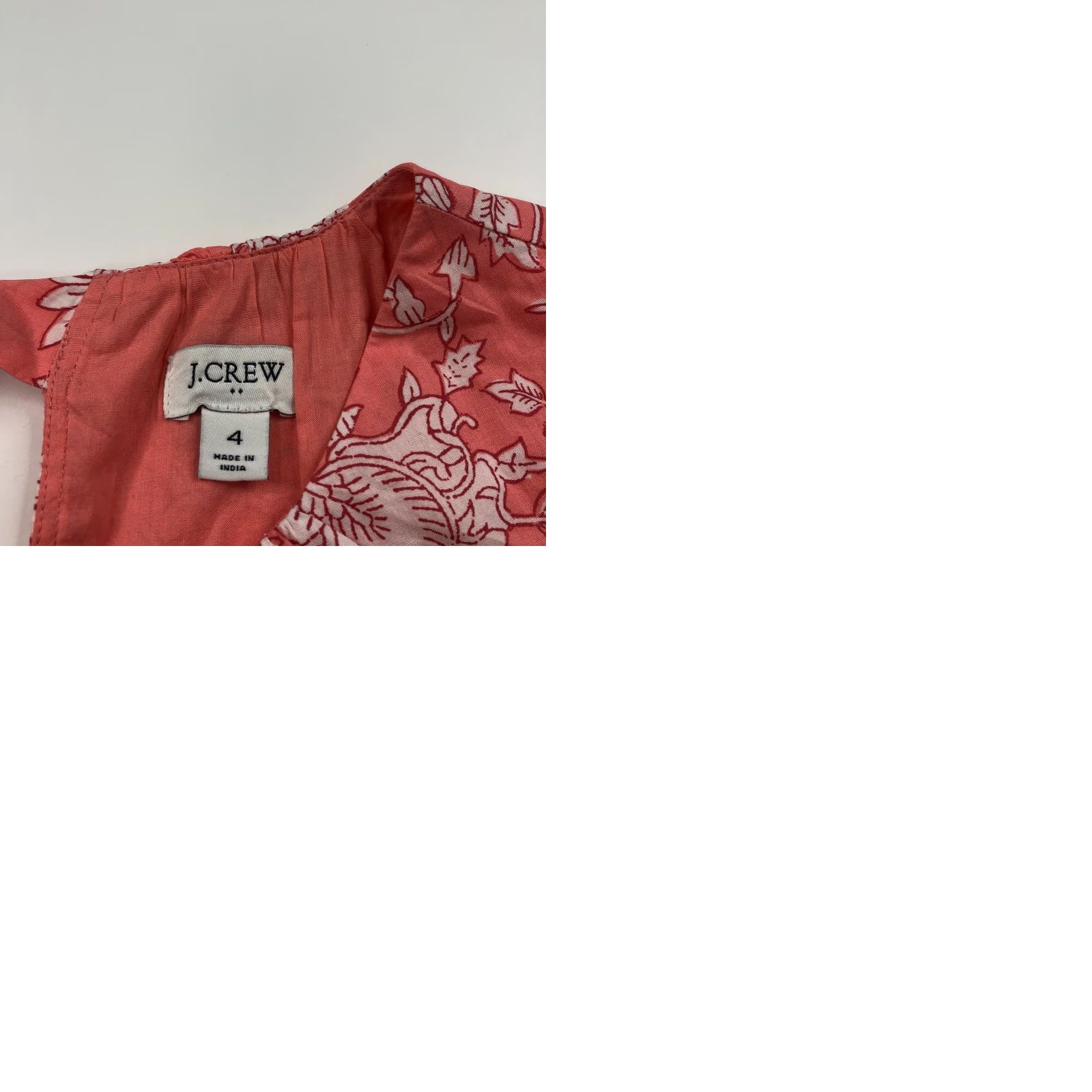 J.Crew J.Crew Factory 4 Fit and Flare Midi Dress Pink Floral Sleeveless Casual Party/Cocktail Womens Midi Dress Size S / US 4 / IT 40 - 10 Thumbnail