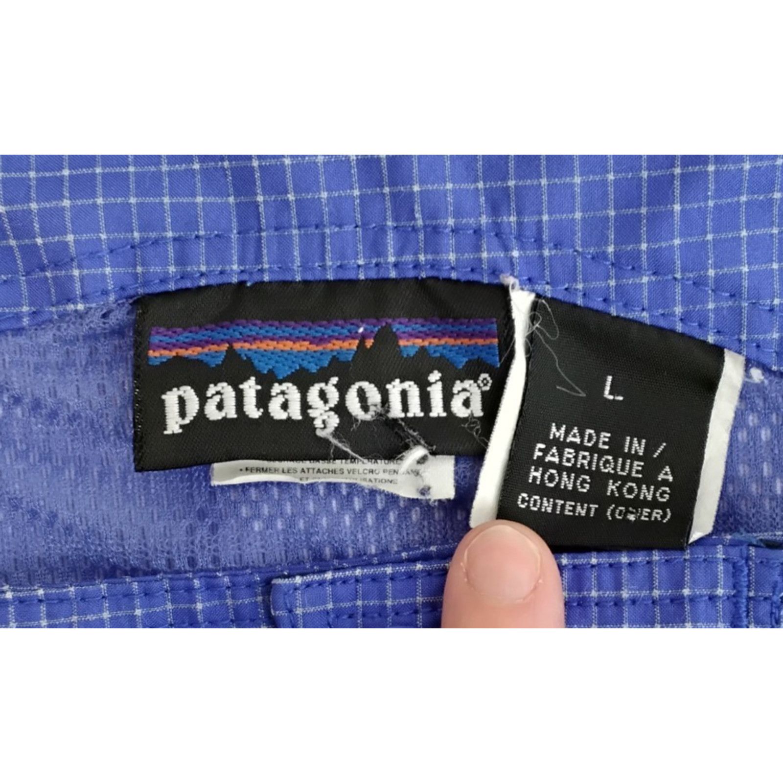 Patagonia Patagonia Super Alpine Ski Bibs Men's L Blue Grid VTG 90's Size US 36 / EU 52 - 8 Thumbnail