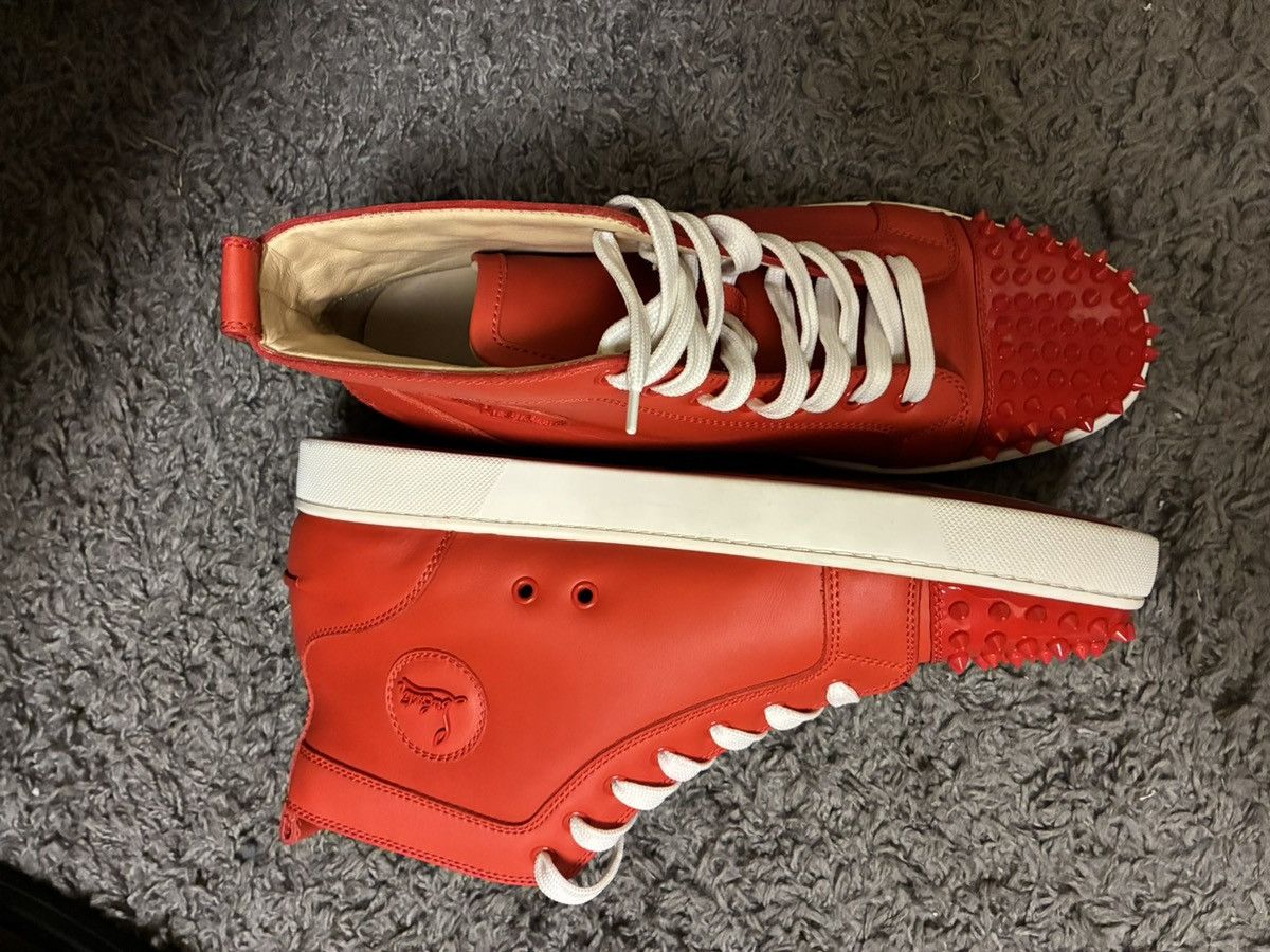 Christian Louboutin Christian Louboutin Sneakers Red Spikes Size US 12 / EU 45 - 2 Thumbnail