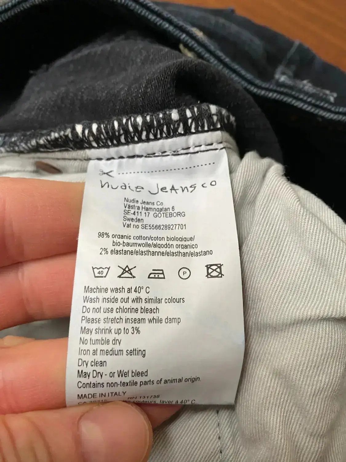 Nudie Jeans Nudie Jeans Skinny Lin Black Black jeans size W 32 L 32 Size US 32 / EU 48 - 9 Thumbnail
