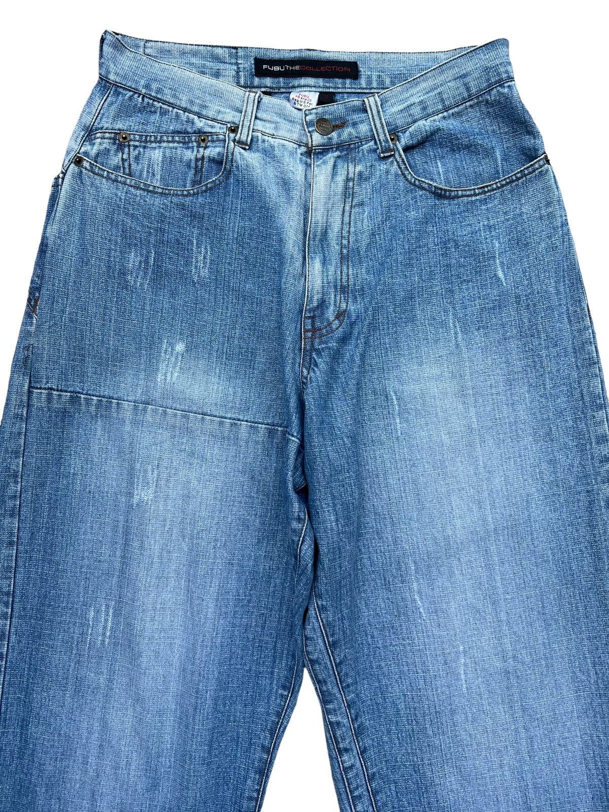 JNCO Vintage Y2k Fubu Baggy Denim Jeans 30x31 Size US 30 / EU 46 - 4 Thumbnail