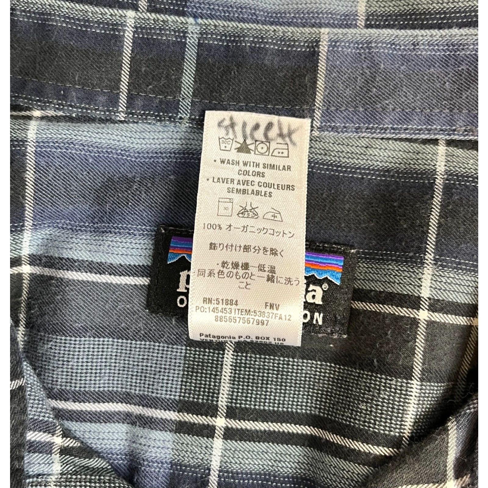 Patagonia VINTAGE Patagonia Button-Up Shirt Mens Long Sleeve Pima Cotton Plaid Blue Size S Size US S / EU 44-46 / 1 - 7 Thumbnail