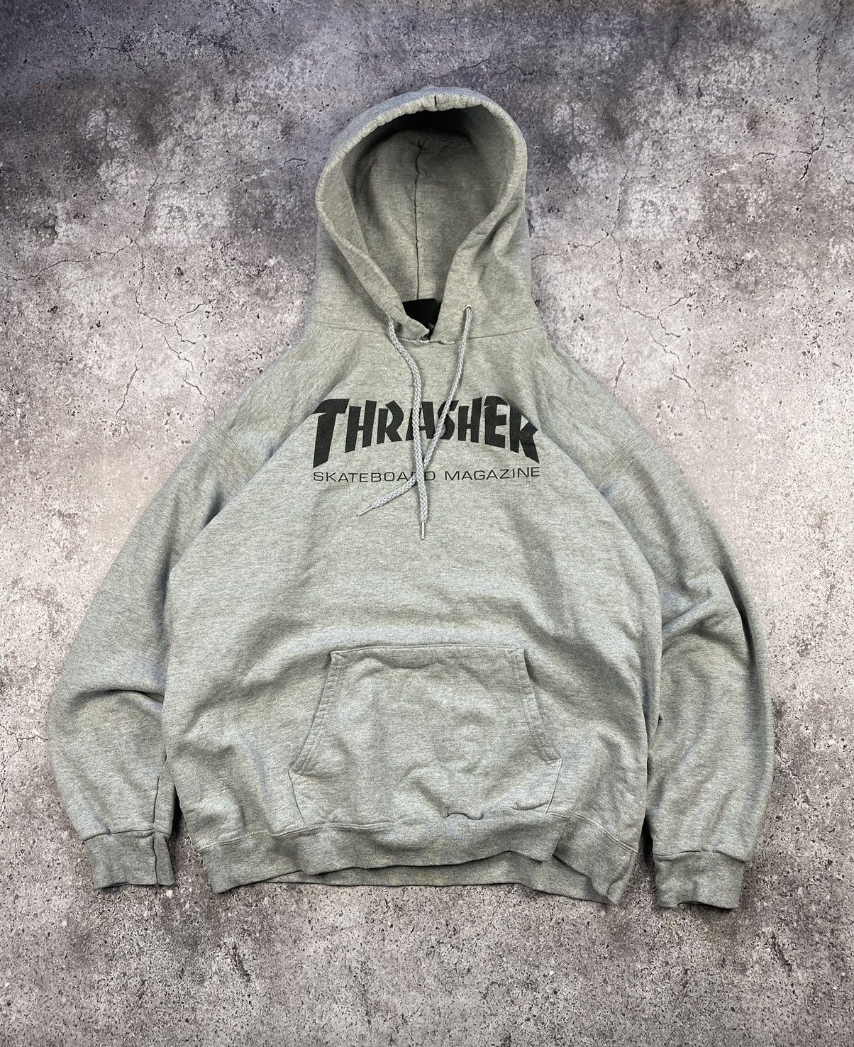 Thrasher Vintage 90s Trasher baggy Skateboard Hoodie Shirt oversized Size US L / EU 52-54 / 3 - 1 Thumbnail