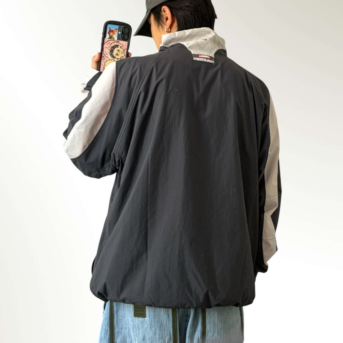 Nike 00s Nike Air Dual Zip Nylon Jacket Size US L / EU 52-54 / 3 - 12 Thumbnail