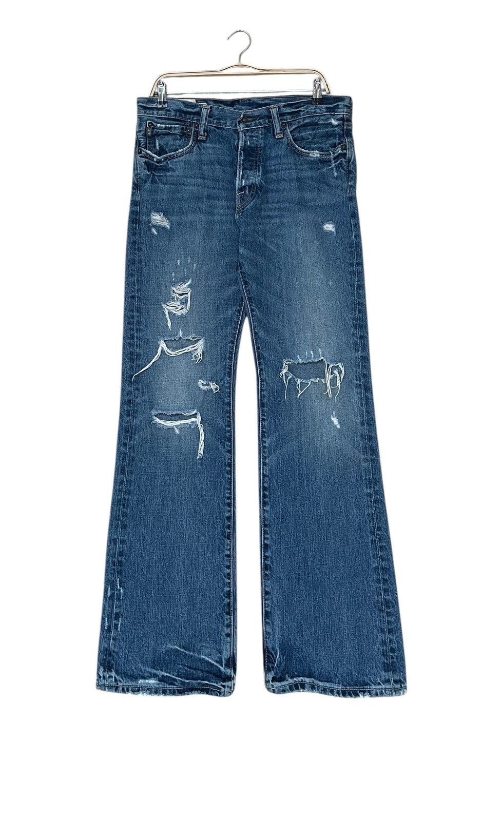 Abercrombie & Fitch × Vintage Vintage Brand Ambercrombie & Fitch Distressed Jeans 1990s Size US 31 - 1 Thumbnail
