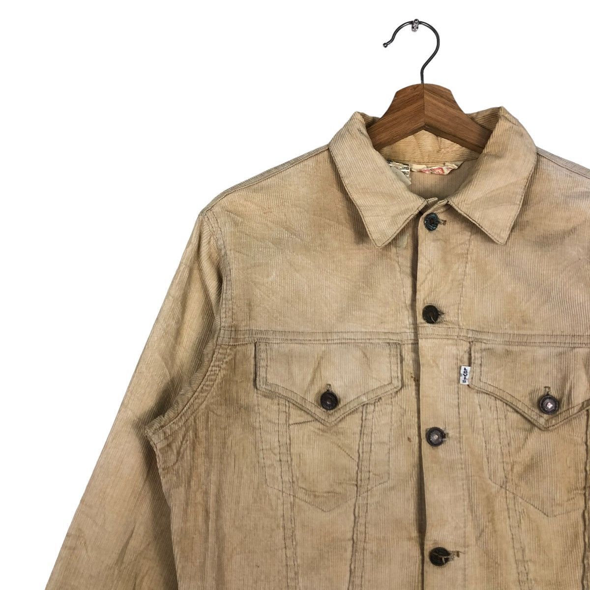 Levi's 🔥80’s Vintage Trucker Corduroy Jacket Levi’s Made in USA Size US S / EU 44-46 / 1 - 7 Thumbnail