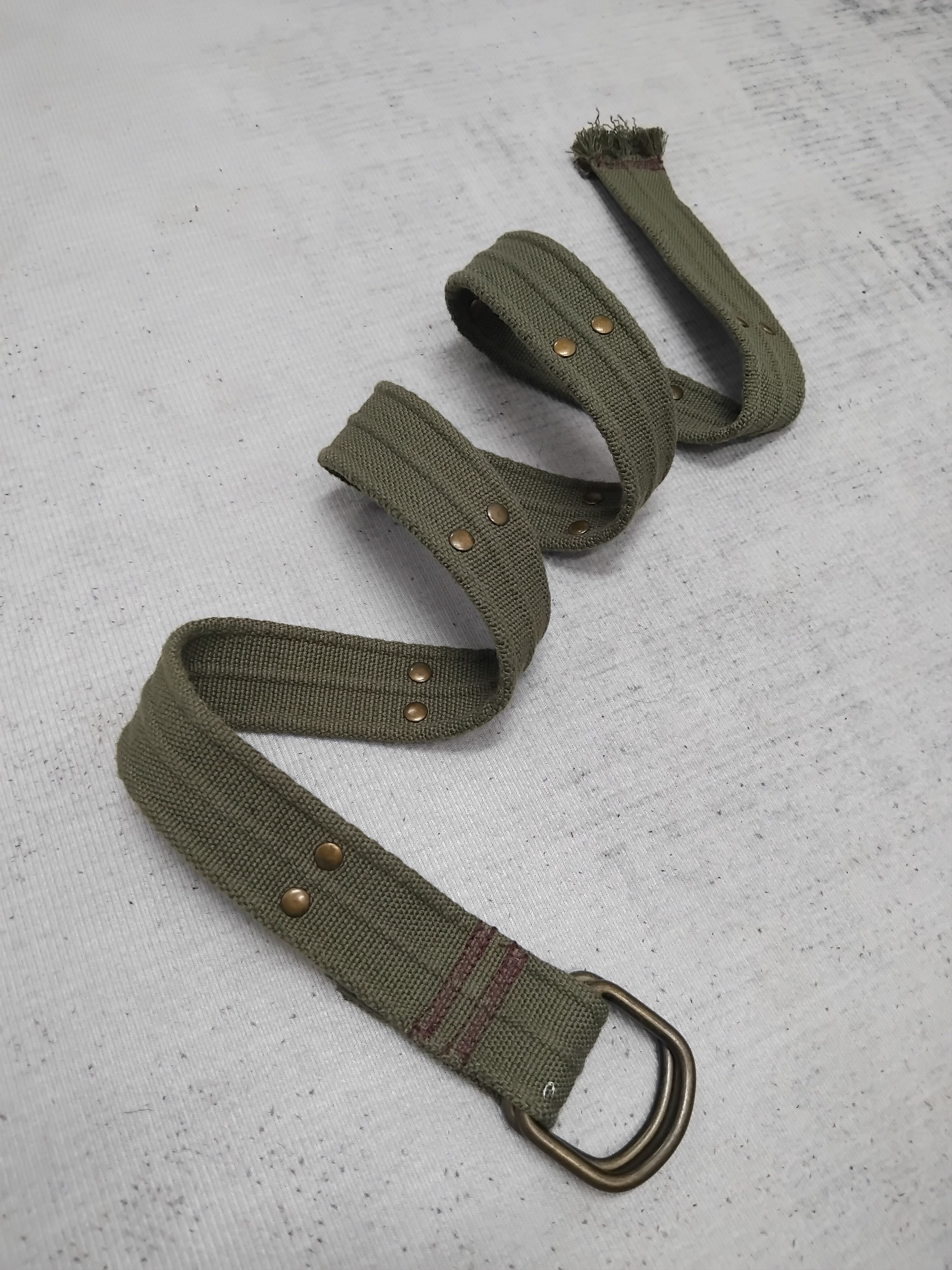 Japanese Brand Japanese inspired studded green military belt Size ONE SIZE - 3 Thumbnail