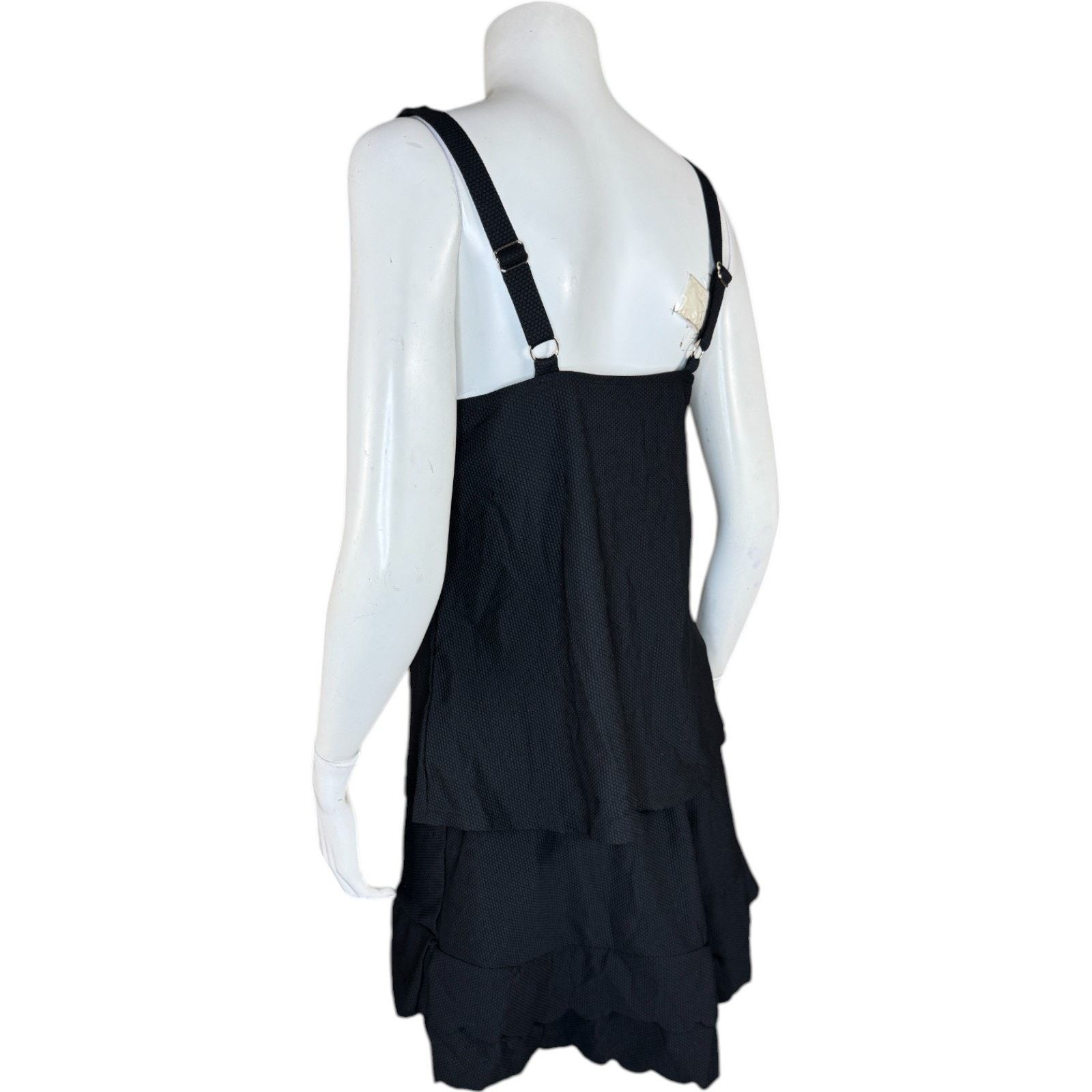 Other Susan Graver Soleil Ruffle Hem Tankini with Skirt Black 14 Size XL / US 12-14 / IT 48-50 - 7 Thumbnail