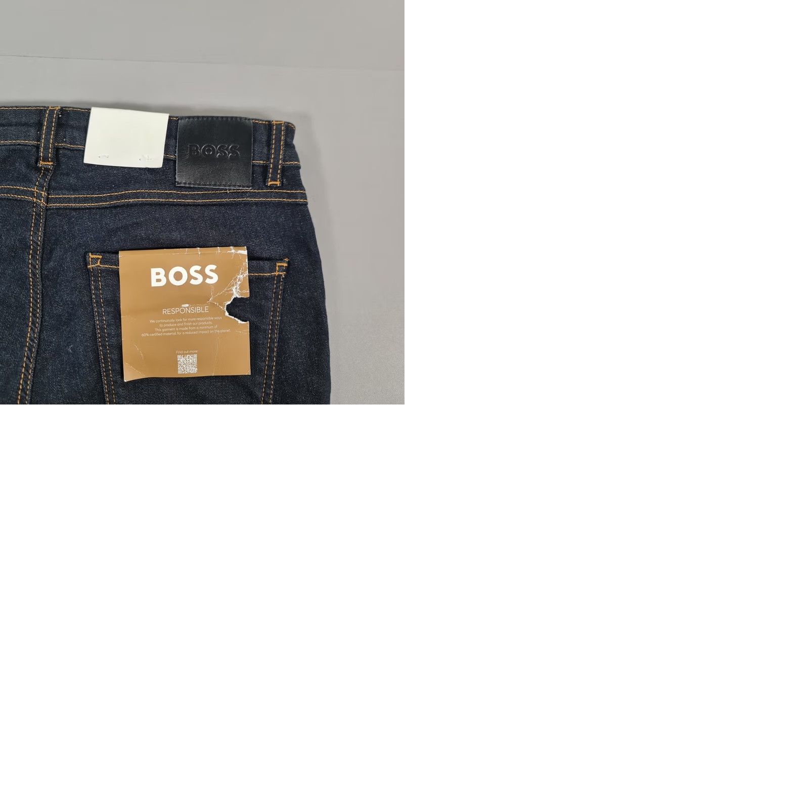 Hugo Boss HUGO BOSS Womens Jeans Blue W30 L28 Skinny Crop Selvedge Stretch Denim Jeans Size 30" / US 8 / IT 44 - 9 Thumbnail
