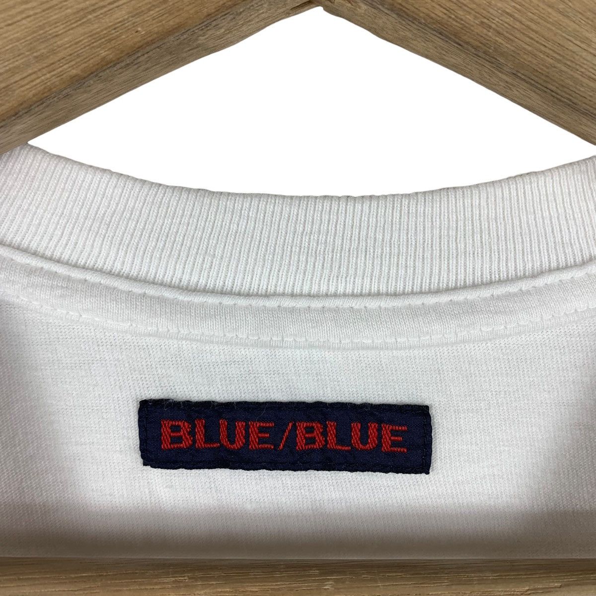Blue Blue Japan × Japanese Brand × Vintage Vintage 90s BLUE BLUE art photo printed tee Size US S / EU 44-46 / 1 - 3 Thumbnail