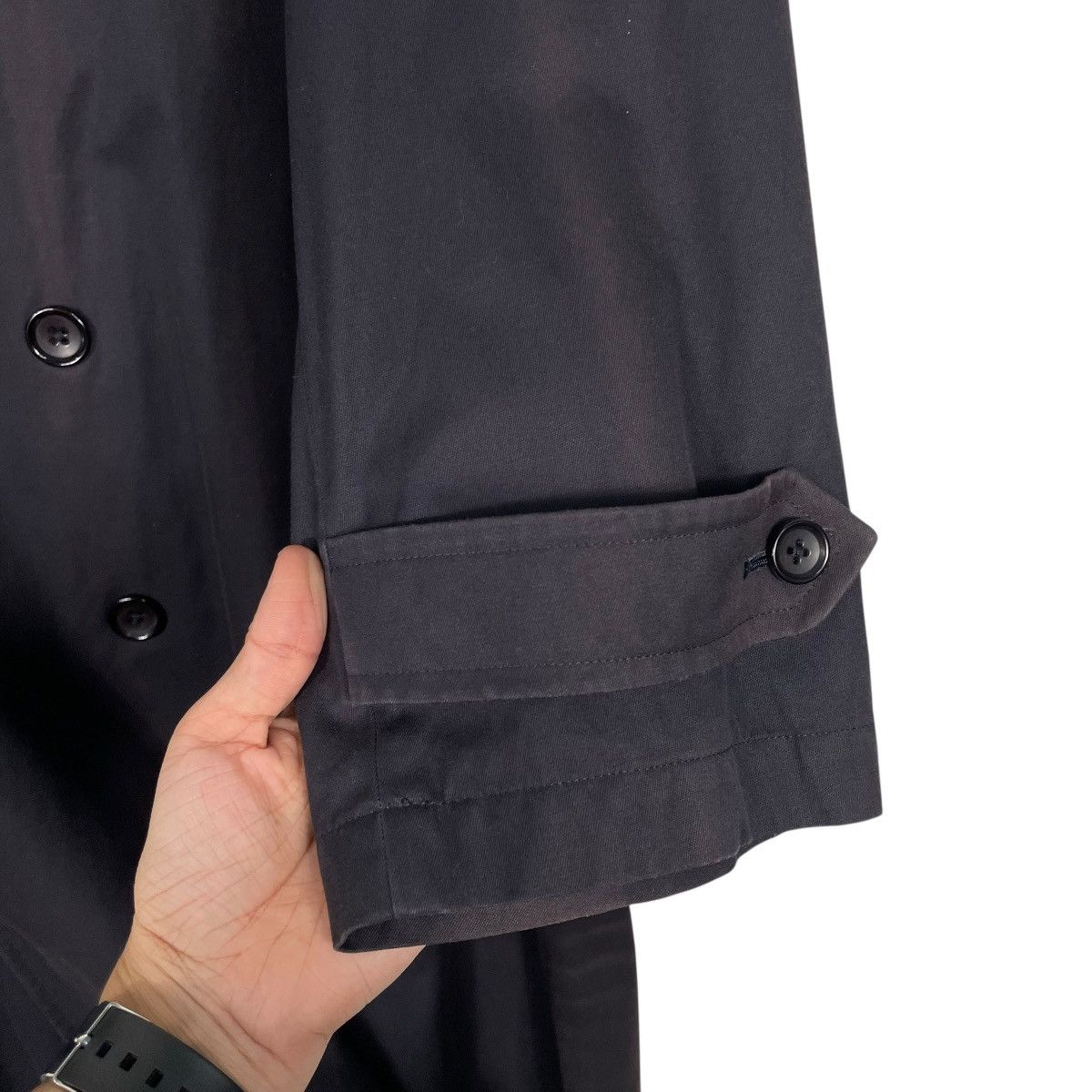 Yohji Yamamoto Yohji Yamamoto Homme Imper Meable Double Breasted Coat Size US M / EU 48-50 / 2 - 14 Thumbnail