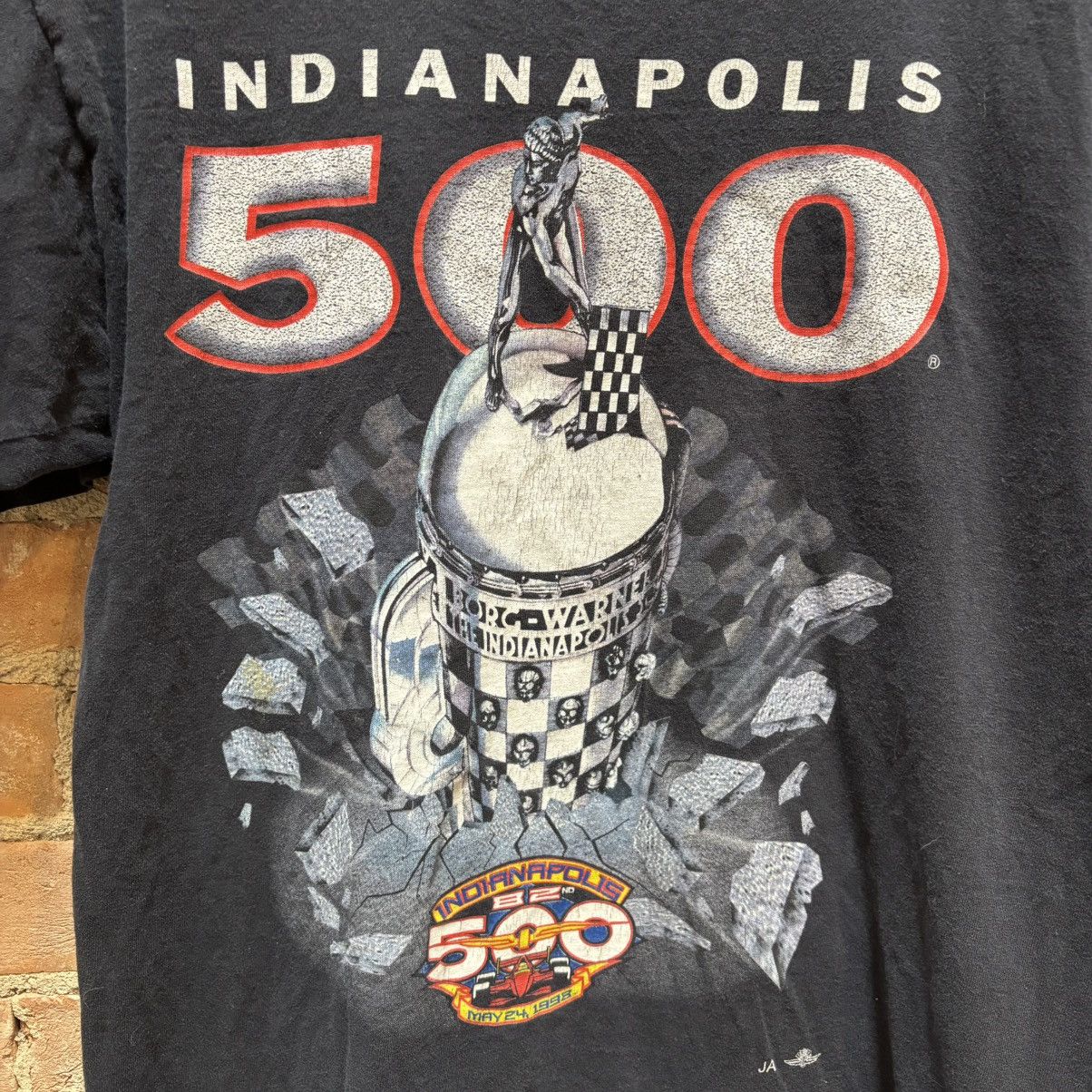 NASCAR × Vintage Vintage 1998 Indianapolis 500 nascar big print tshirt Size US L / EU 52-54 / 3 - 2 Thumbnail