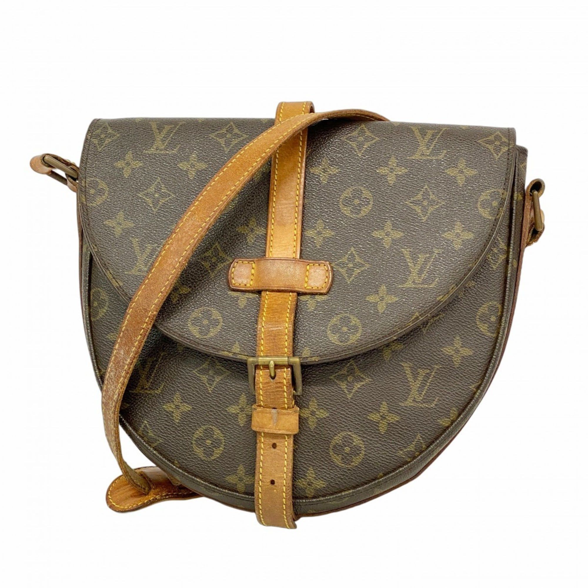 Louis Vuitton Monogram Chantilly Gm Shoulder Bag M51232 Brown Women's