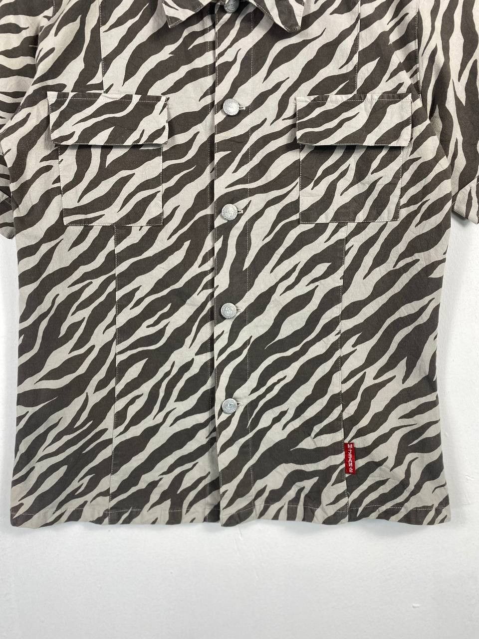 Michiko Koshino London michiko london jeans shortsleeves tiger stripe jacket Size US M / EU 48-50 / 2 - 3 Thumbnail