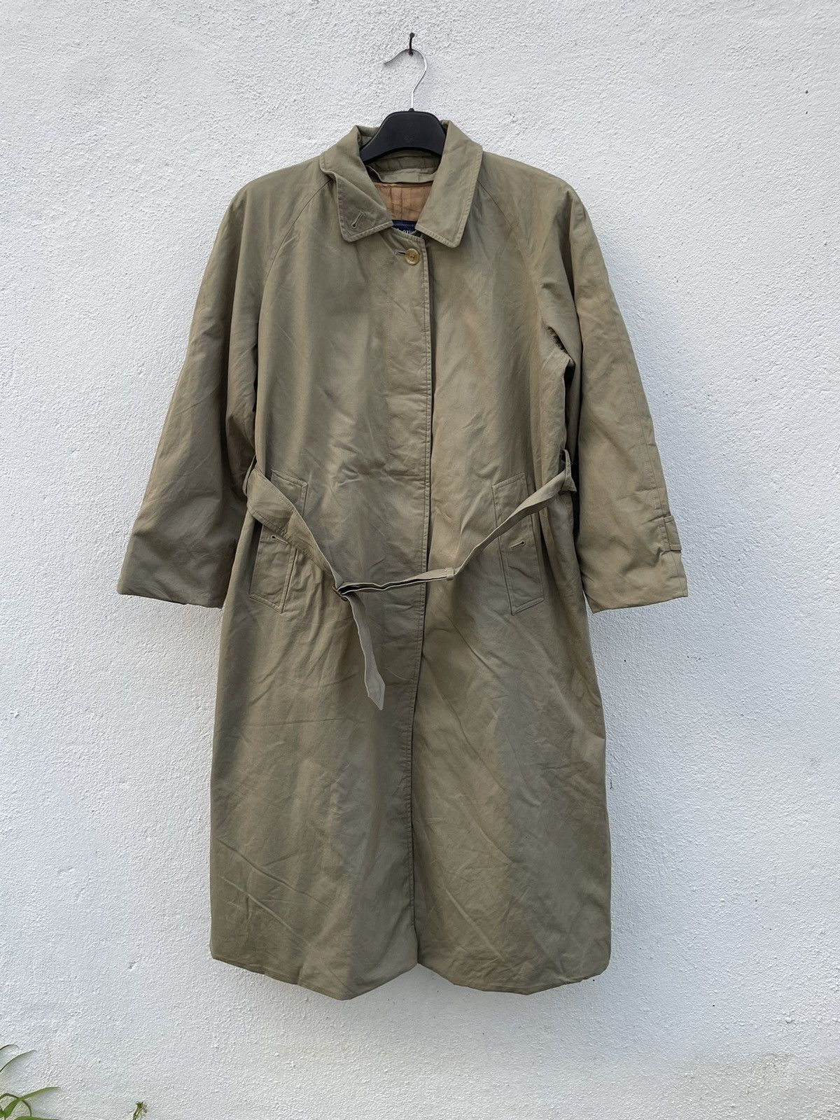 Burberry Prorsum Made In England Vintage Burberry Nova Check Lining Over Coat Size US M / EU 48-50 / 2 - 2 Thumbnail
