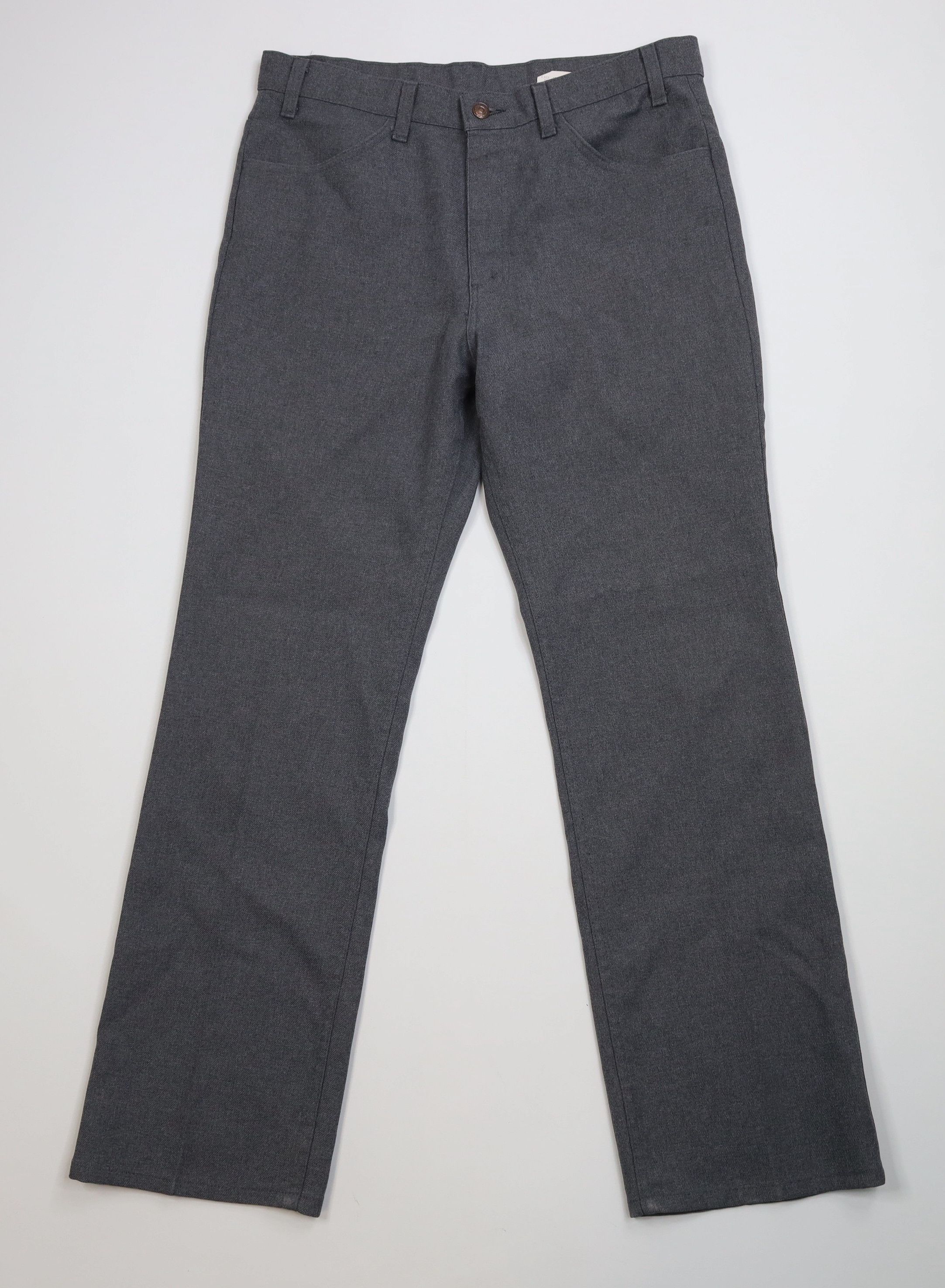 Levi's Vintage 90s Levis 517 Knit Flared Wide Leg Pants Gray USA Size US 36 / EU 52 - 1 Thumbnail