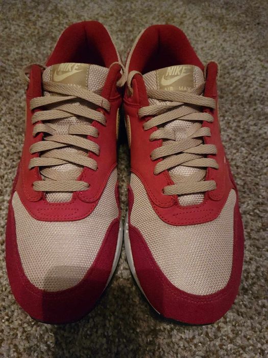 Air max 1 curry on sale red