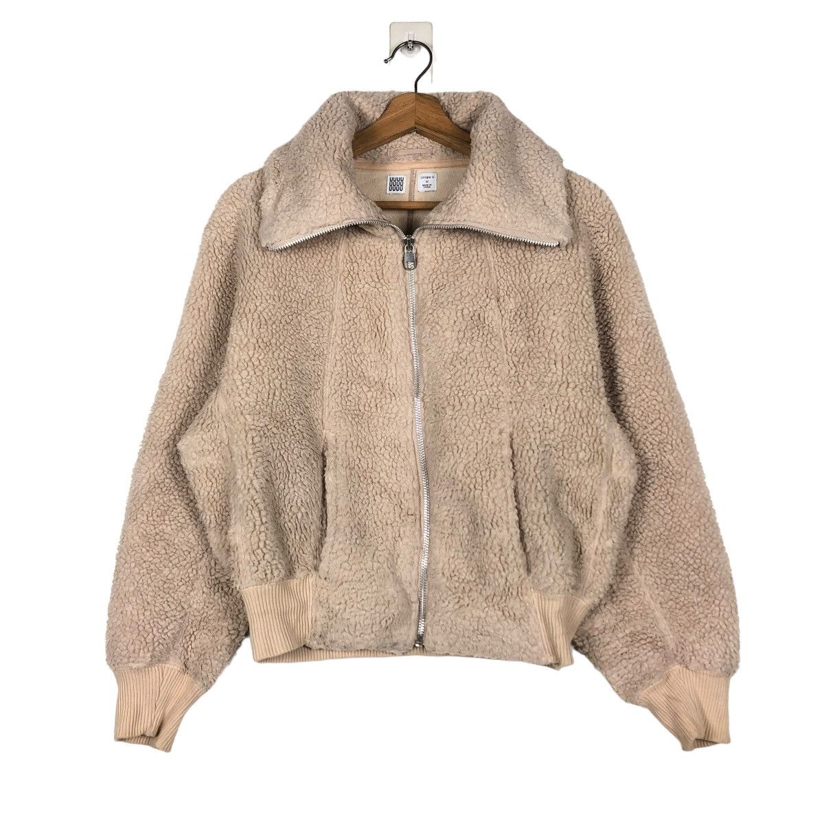 Japanese Brand 📌VINTAHE BOMBER JACKET FLEECE HIGH COLLAR UNIQLO UNDERCOVER Size US M / EU 48-50 / 2 - 2 Thumbnail
