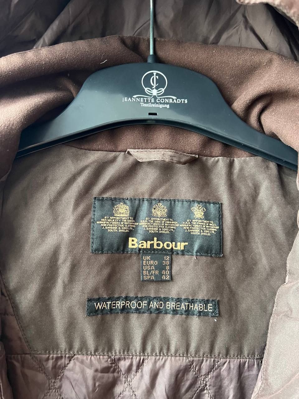 Barbour BARBOUR WETERPROOF BREATHABLE BROWN WOMEN FULL ZIP JACKET 12 Size M / US 6-8 / IT 42-44 - 10 Thumbnail