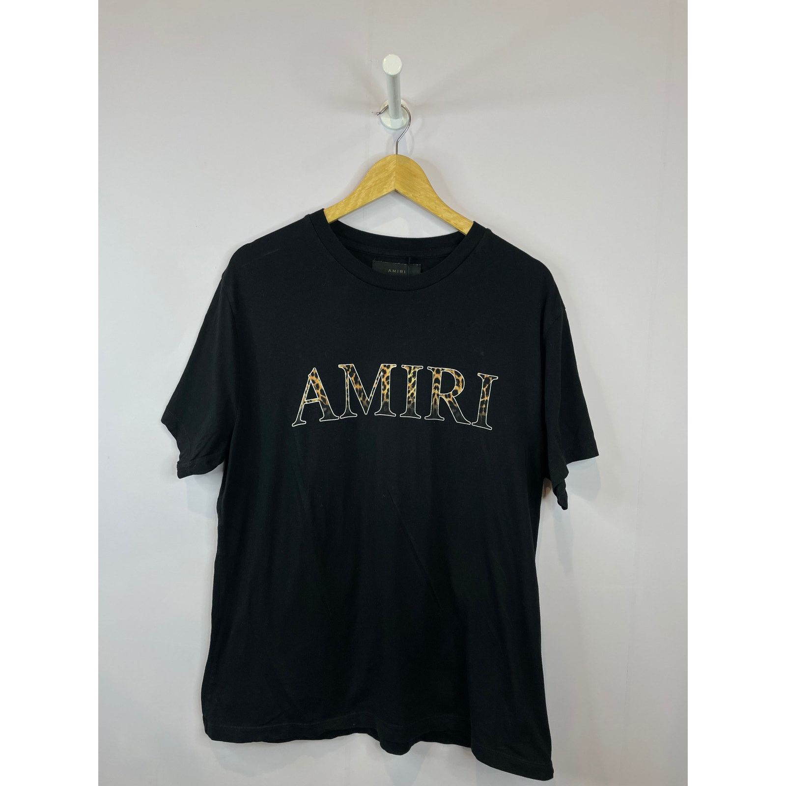 Amiri Amiri Black Cheetah Tee Used Small Size US S / EU 44-46 / 1 - 2 Thumbnail