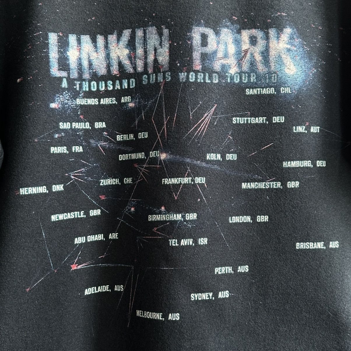 Band Tees × Vintage VINTAGE Y2K LINKIN PARK WORLD TOUR TEE Size US M / EU 48-50 / 2 - 6 Thumbnail