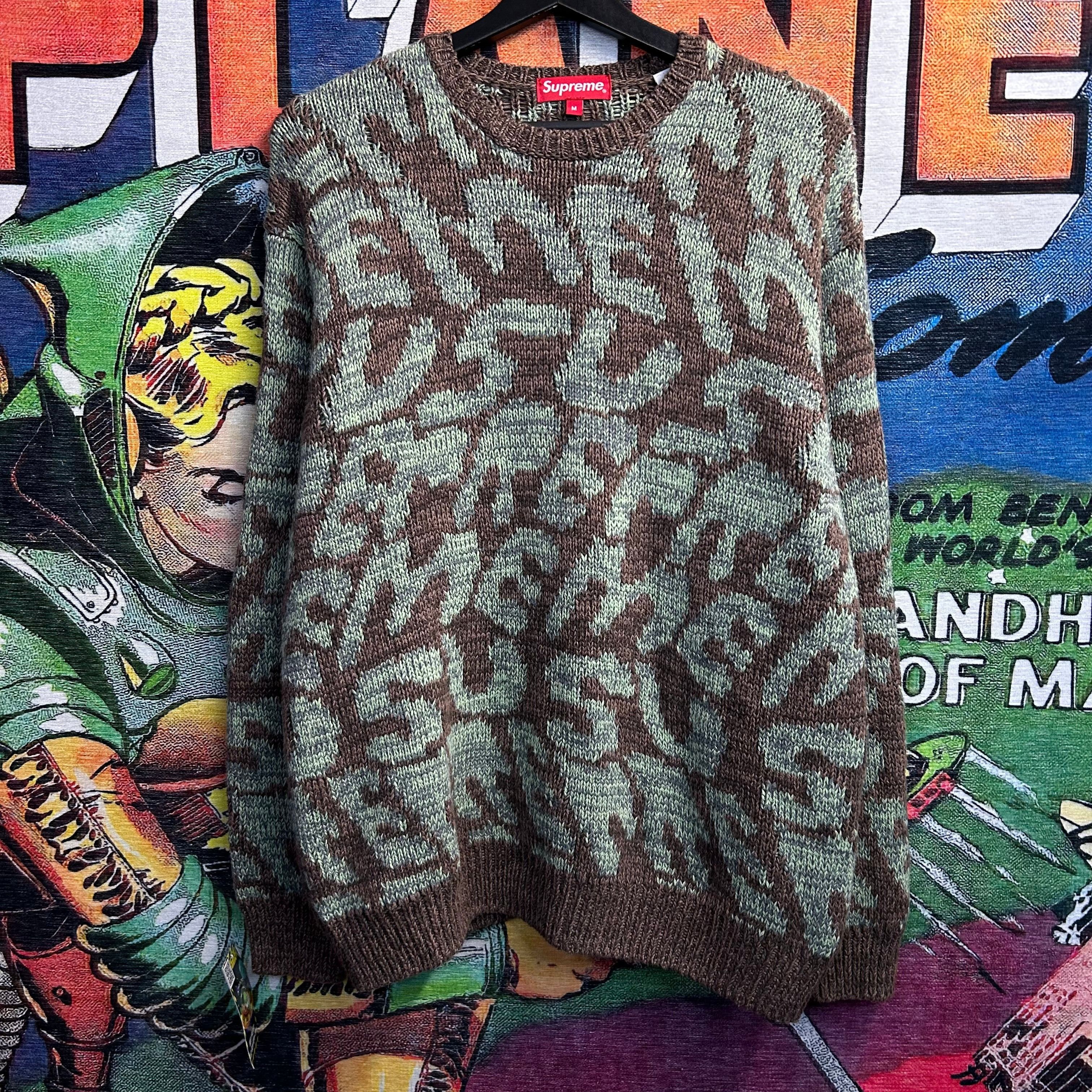 Supreme Supreme Stacked Knit Sweater Size Medium | Grailed