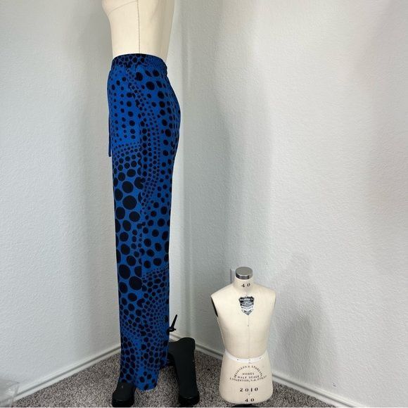 Bottega Veneta Bottega Veneta Resort 2016 Dotted Swirl Silk Spiral Trousers Size 27" / US 4 / IT 40 - 6 Thumbnail