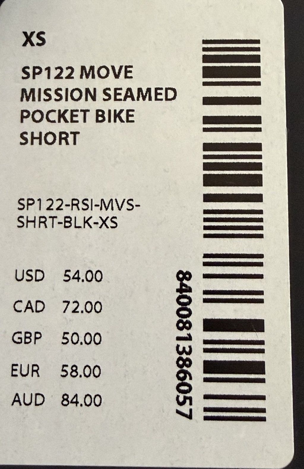 Peloton PELOTON MOVE MISSION SEAMED BIKER SHORT 6” BLACK SIZE XS Size 26" / US 2 / IT 38 - 5 Thumbnail