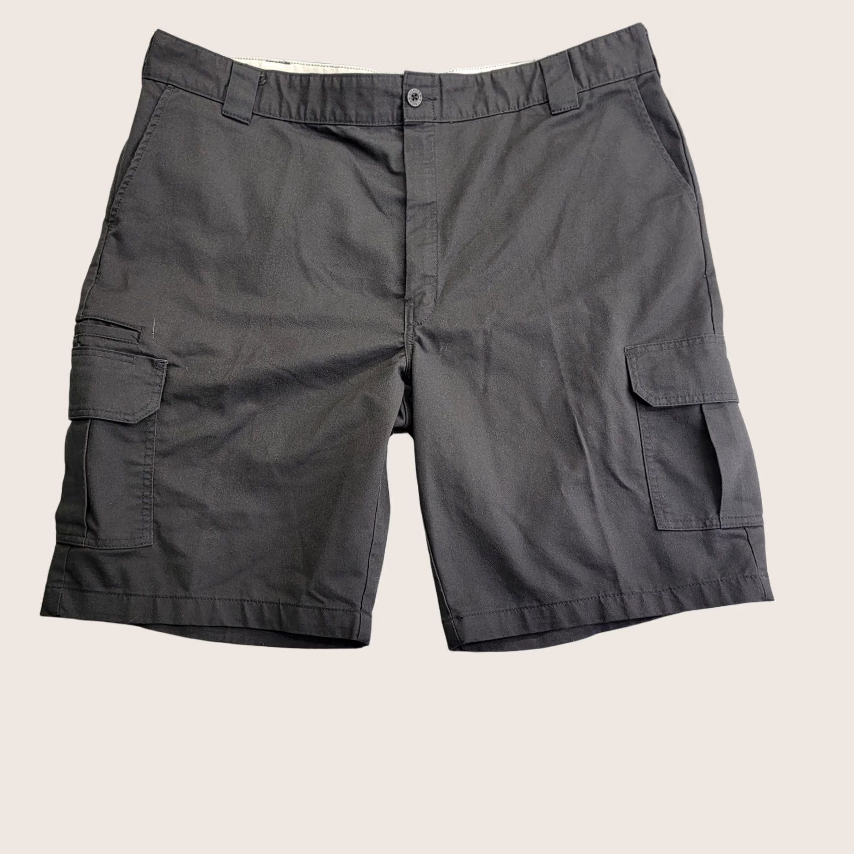 Dickies Dickies Cargo Shorts Mens Black Regular Fit Flex Stretch Zip Fly Pockets Size US 44 / EU 60 - 1 Thumbnail