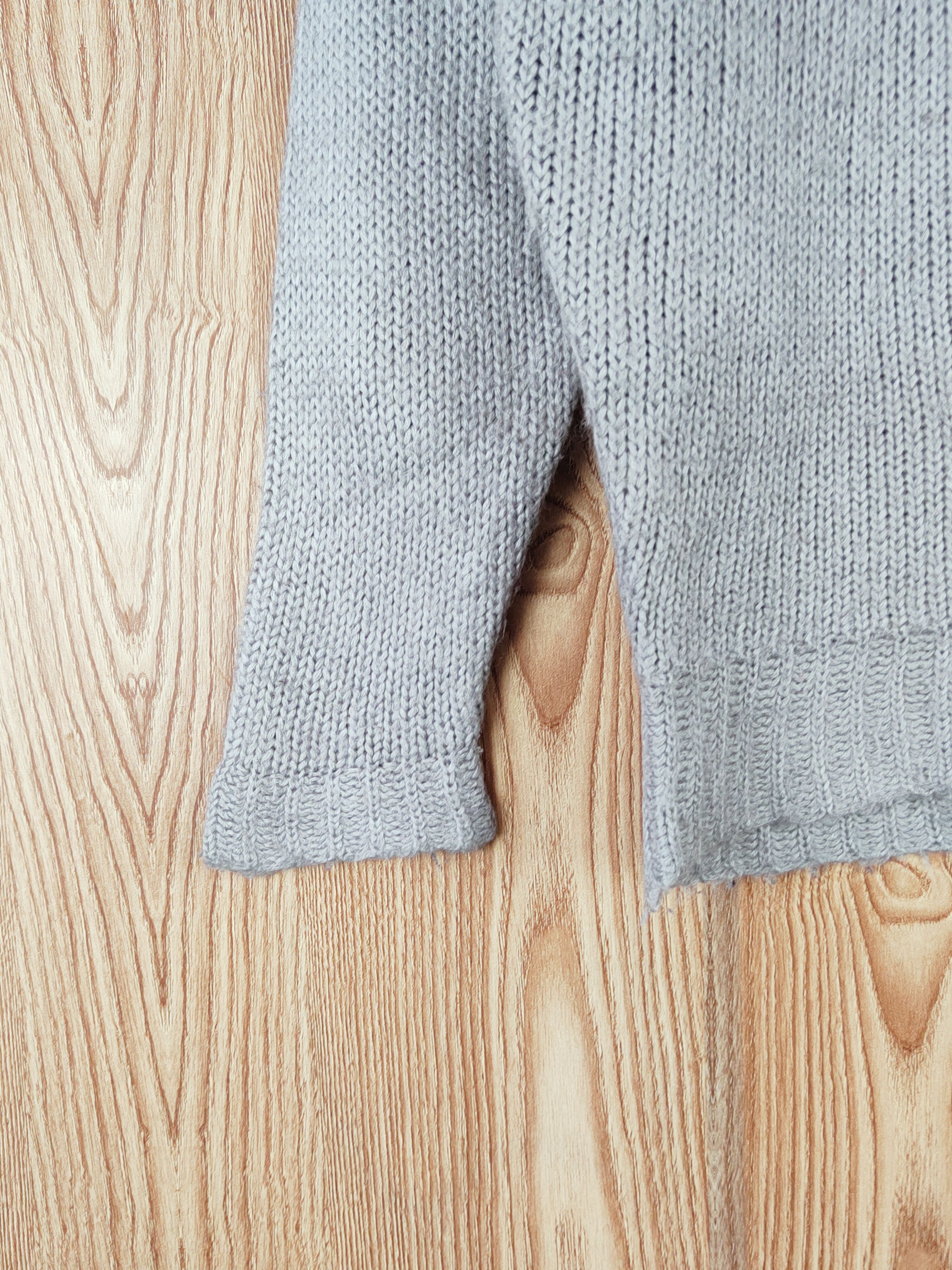 Japanese Brand DL Moussy Gray Knitwear Sweatshirts #W742 Size M / US 6-8 / IT 42-44 - 4 Thumbnail