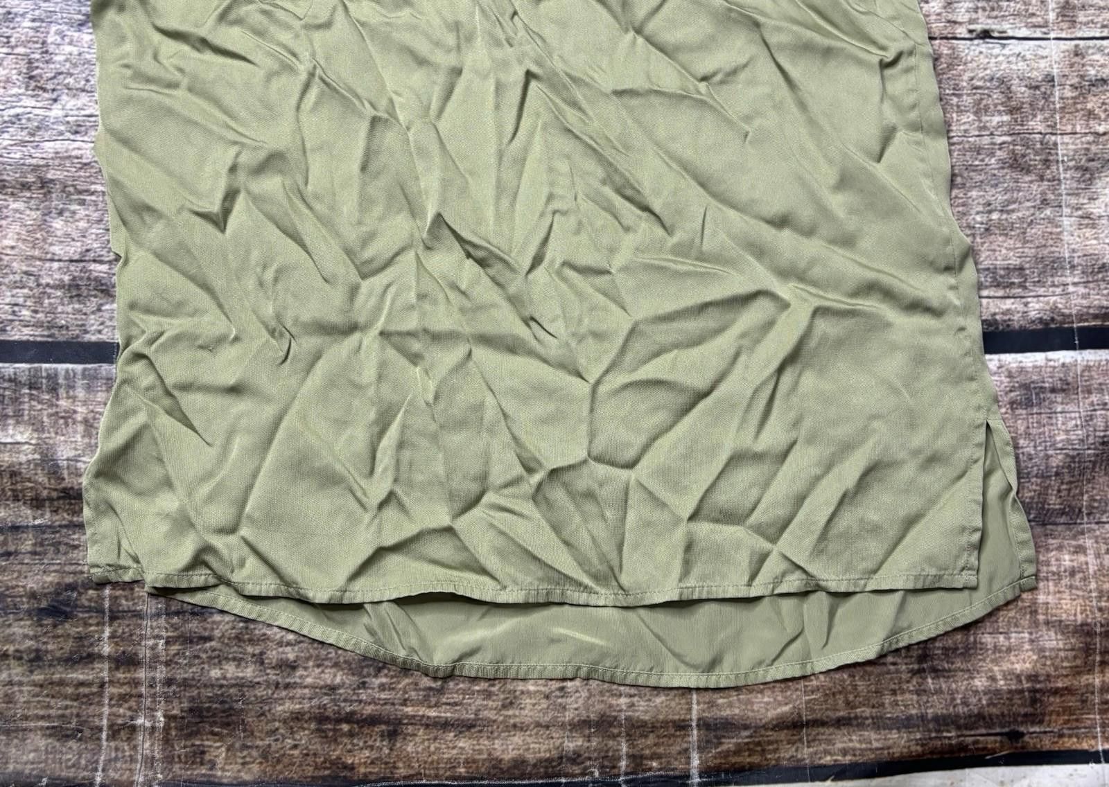 Ann Taylor 90s Ann Taylor Silk Top Women's Size Petite Green VTG Size S / US 4 / IT 40 - 7 Thumbnail