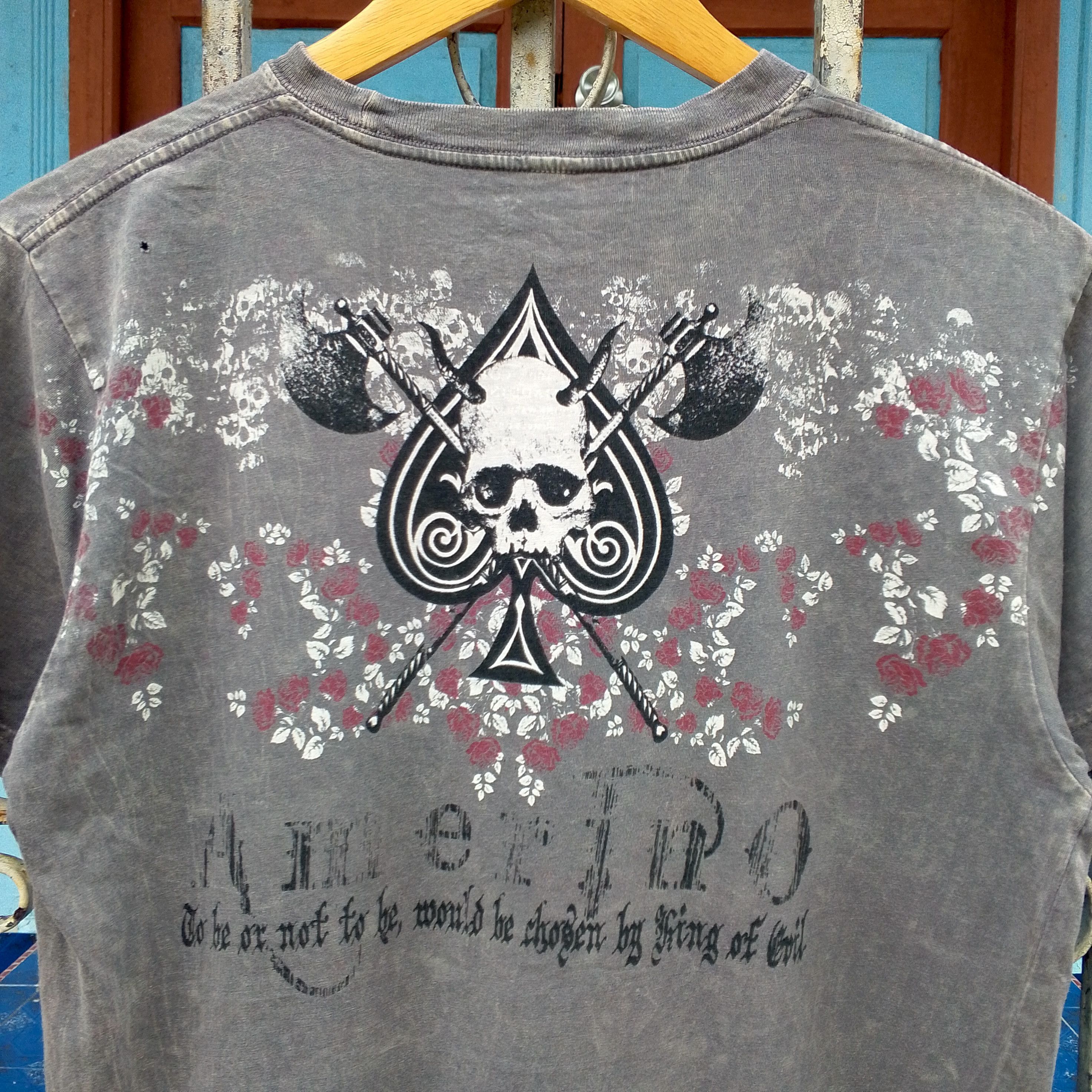 If Six Was Nine OTB Gothic Skull OVP Tshirt Punk Lgb Style Size US M / EU 48-50 / 2 - 6 Thumbnail