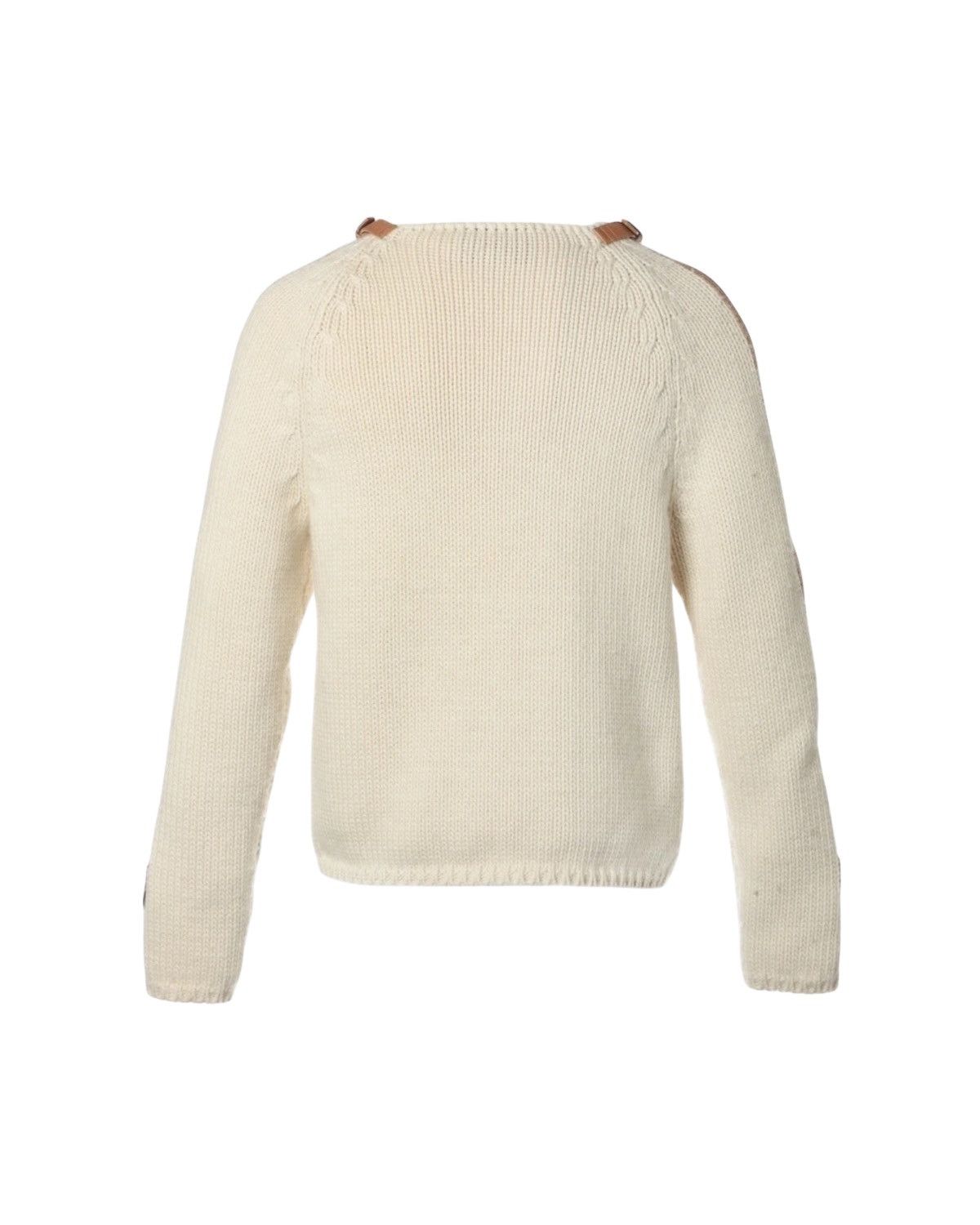 Gucci Buckle Strap Wool Sweater