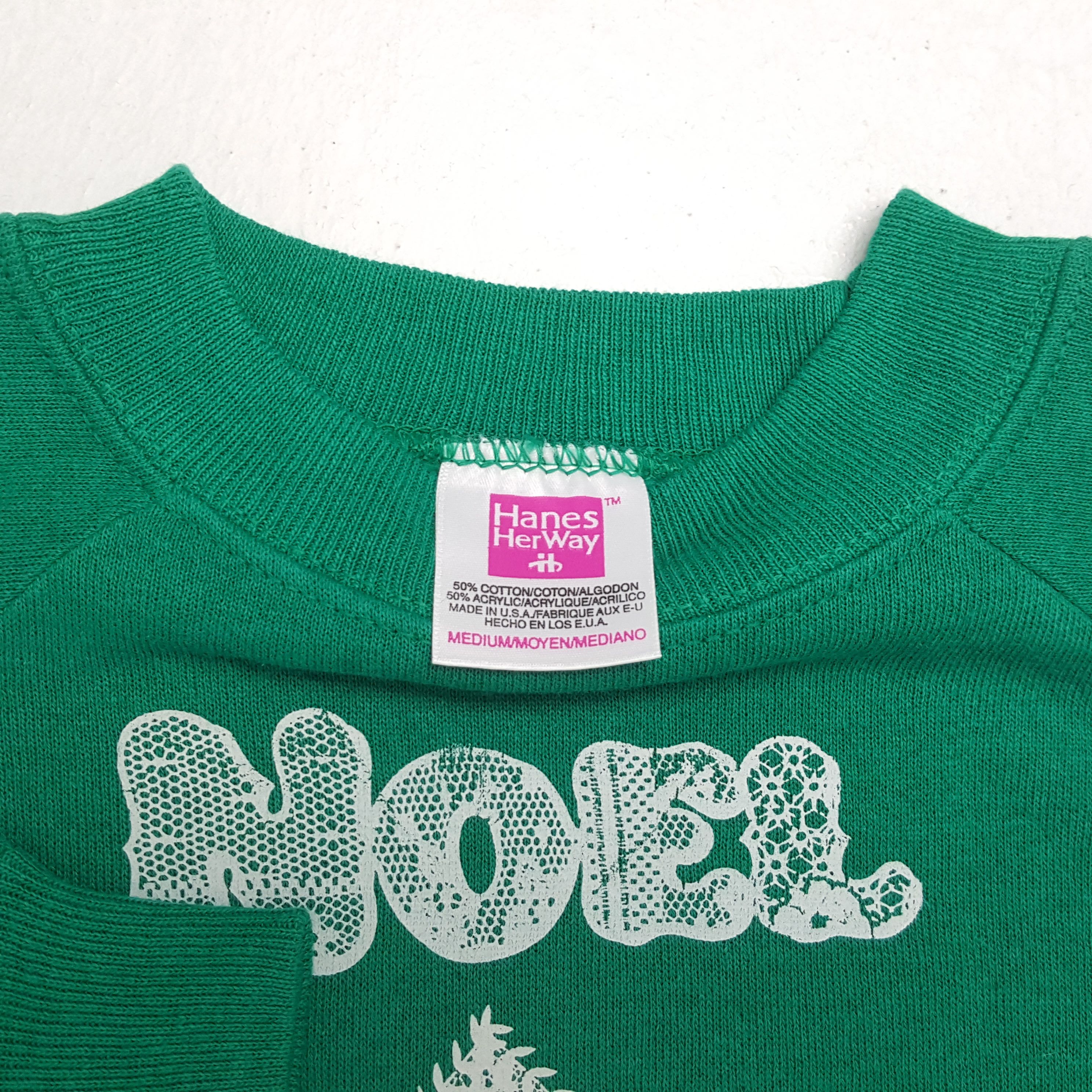 Vintage Vintage 90's NOEL Christmas Tree Streetwear Sweatshirts Size US L / EU 52-54 / 3 - 8 Thumbnail